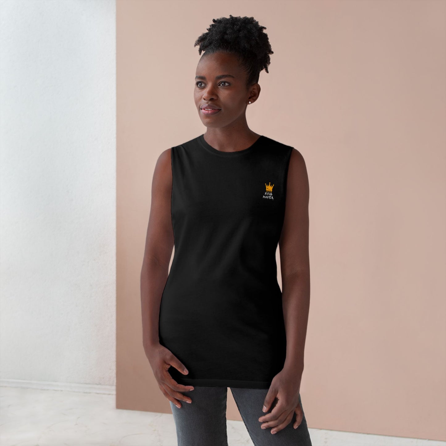Unisex Barnard Tank - Minimalist Crown Design for Casual Wear