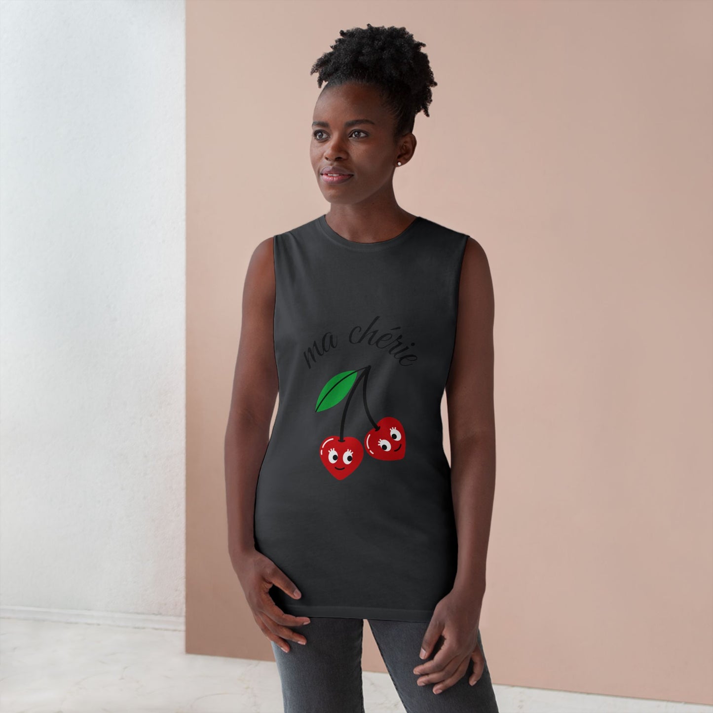 Cute Cherry Graphic Unisex Tank Top - Perfect for Summer Vibes
