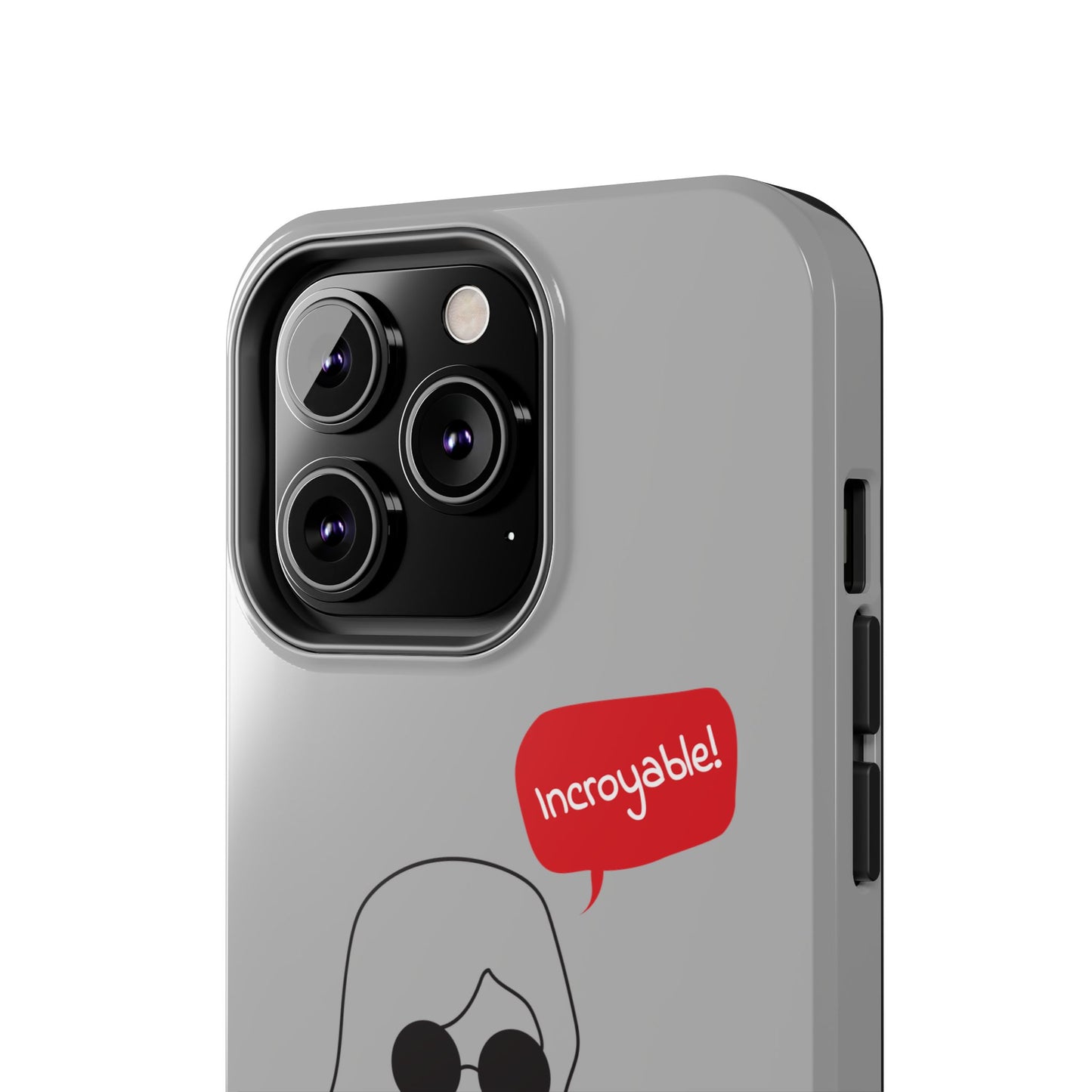 Trendy Tough Phone Case - 'Incroyable!' Design for Style and Protection