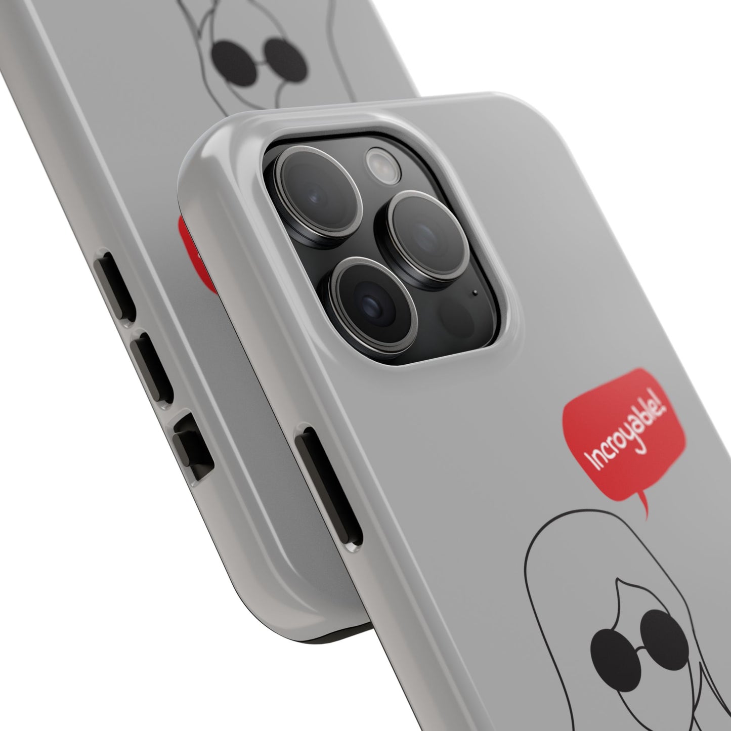 Trendy Tough Phone Case - 'Incroyable!' Design for Style and Protection
