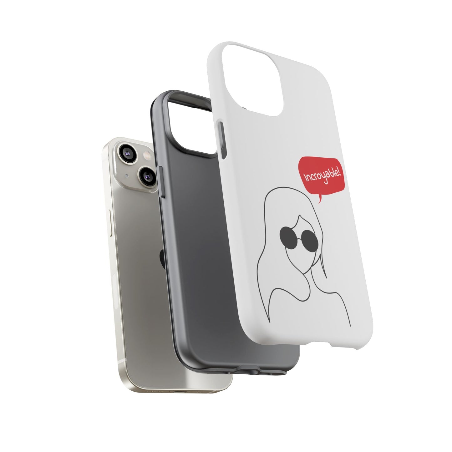 Stylish Phone Case - 'Incroyable!' Design for Trendsetters