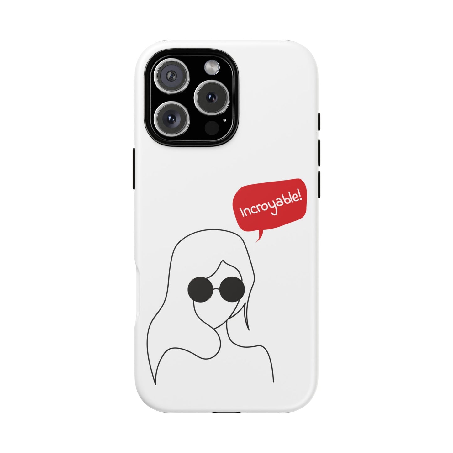 Stylish Phone Case - 'Incroyable!' Design for Trendsetters