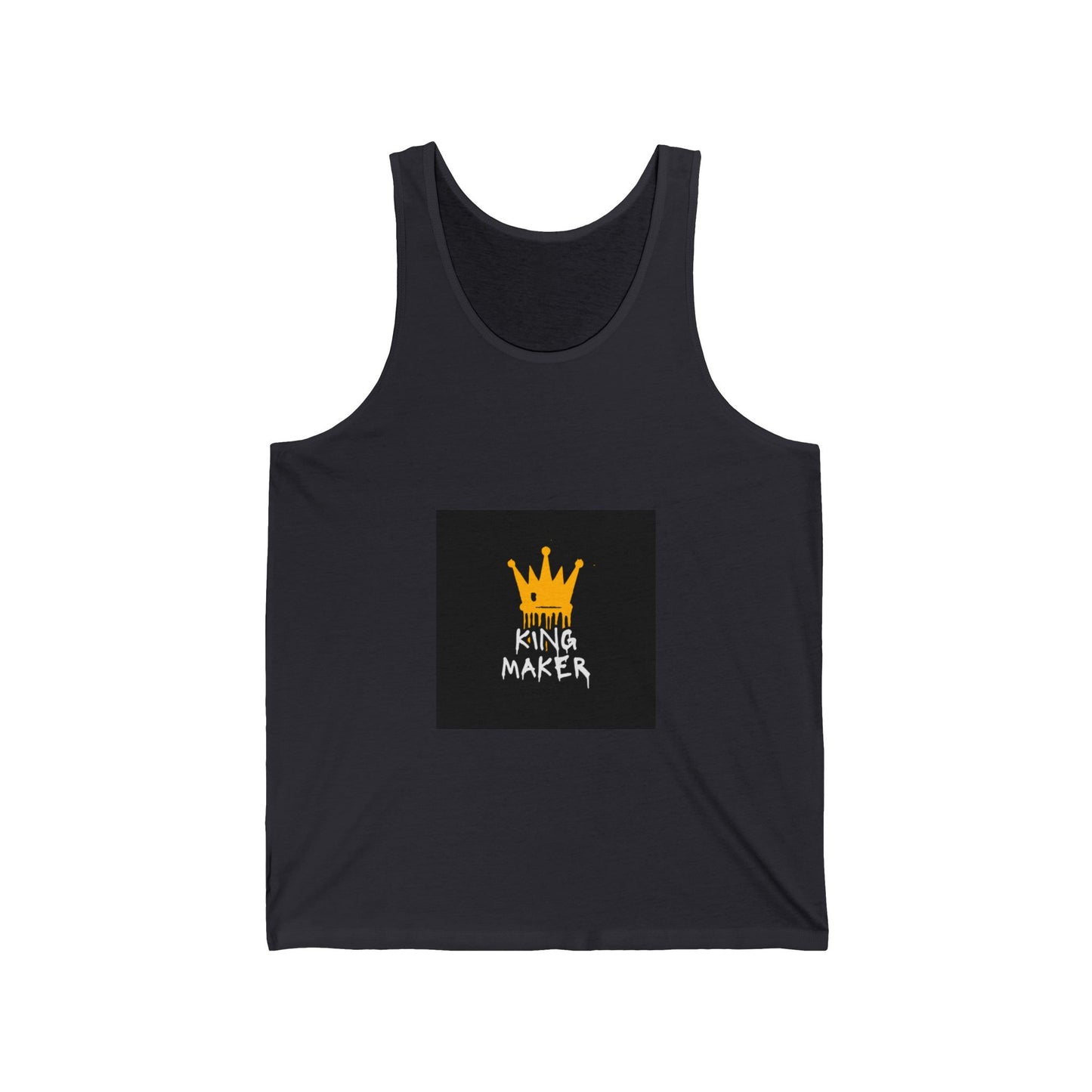 King Maker Unisex Jersey Tank - Bold Graphic Tee for Confident Styles