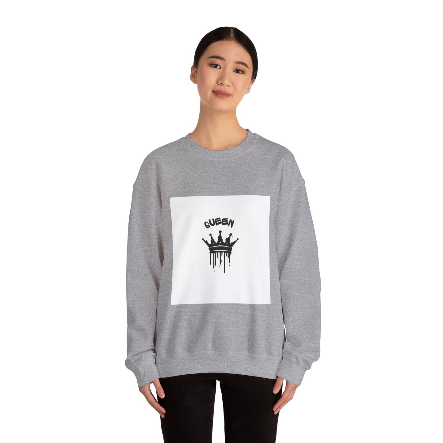 Queen Heavy Blend Crewneck Sweatshirt - Stylish and Comfortable Apparel