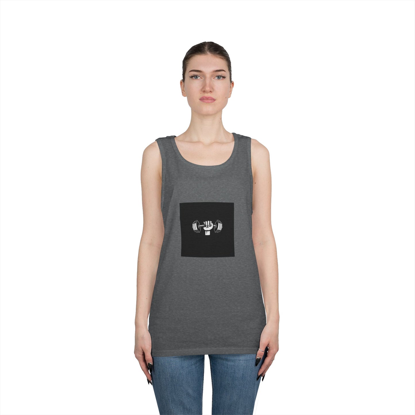 Motivational Fitness Tank Top - Unisex Heavy Cotton Gym Wear