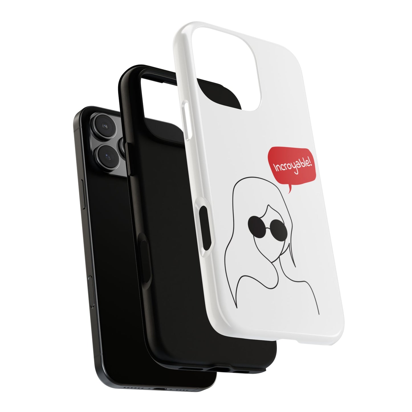 Stylish Phone Case - 'Incroyable!' Design for Trendsetters