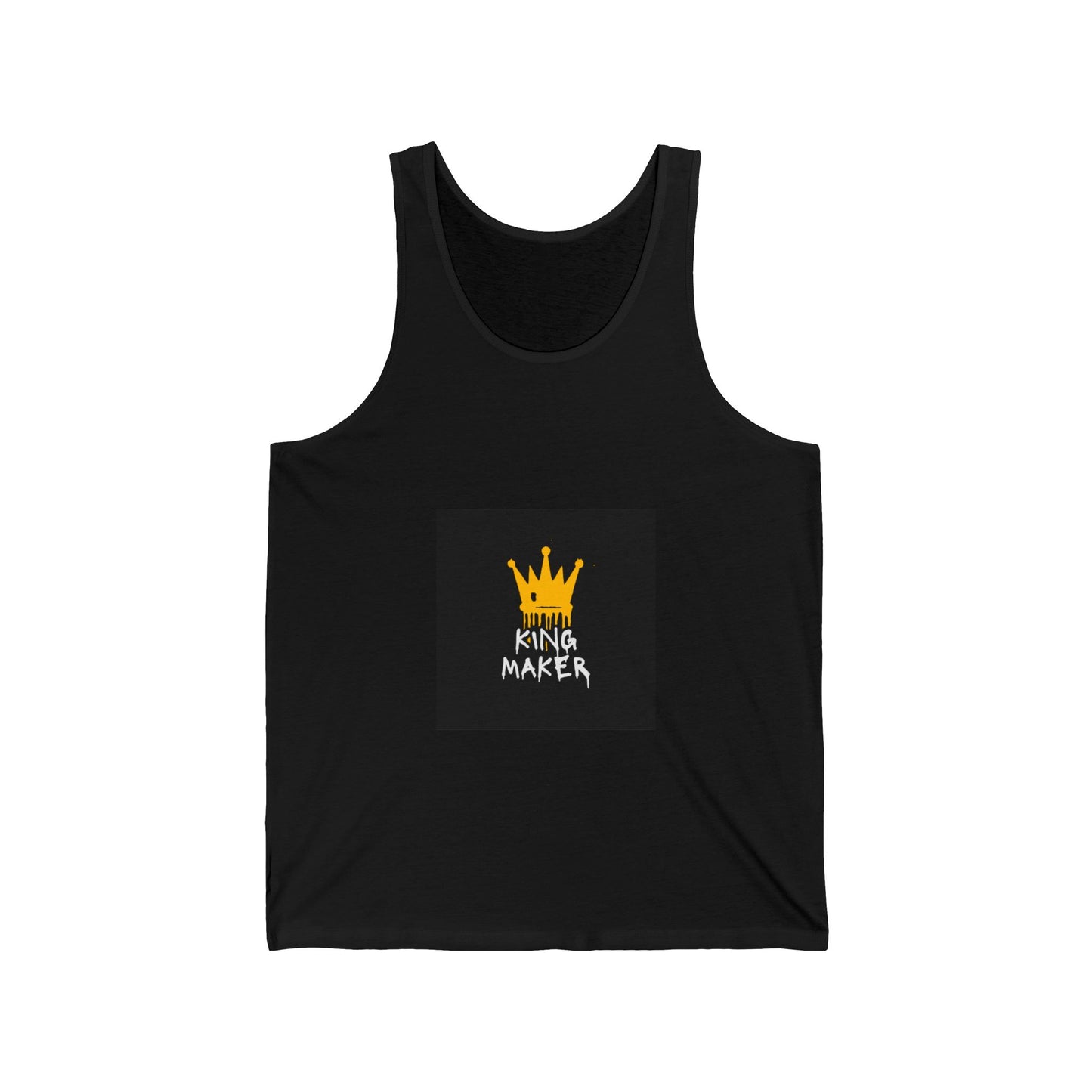 King Maker Unisex Jersey Tank - Bold Graphic Tee for Confident Styles