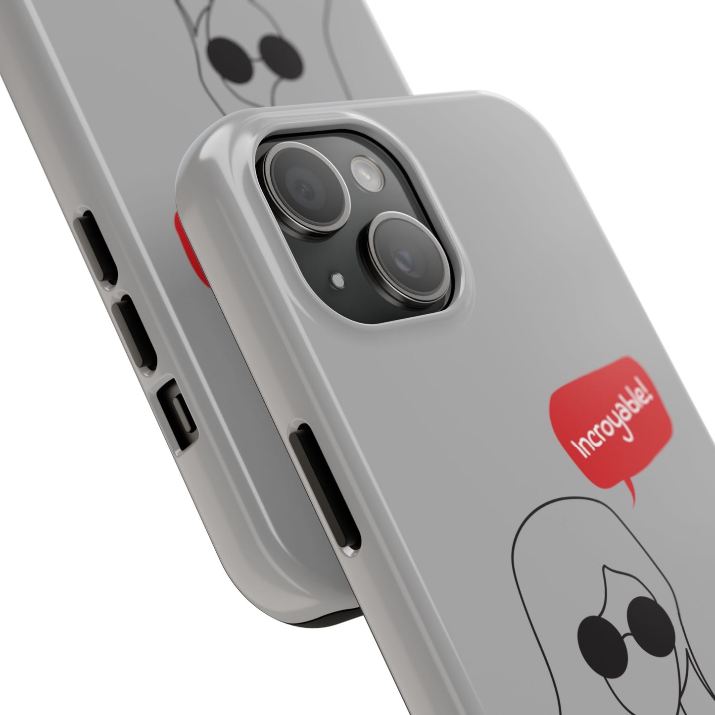 Trendy Tough Phone Case - 'Incroyable!' Design for Style and Protection
