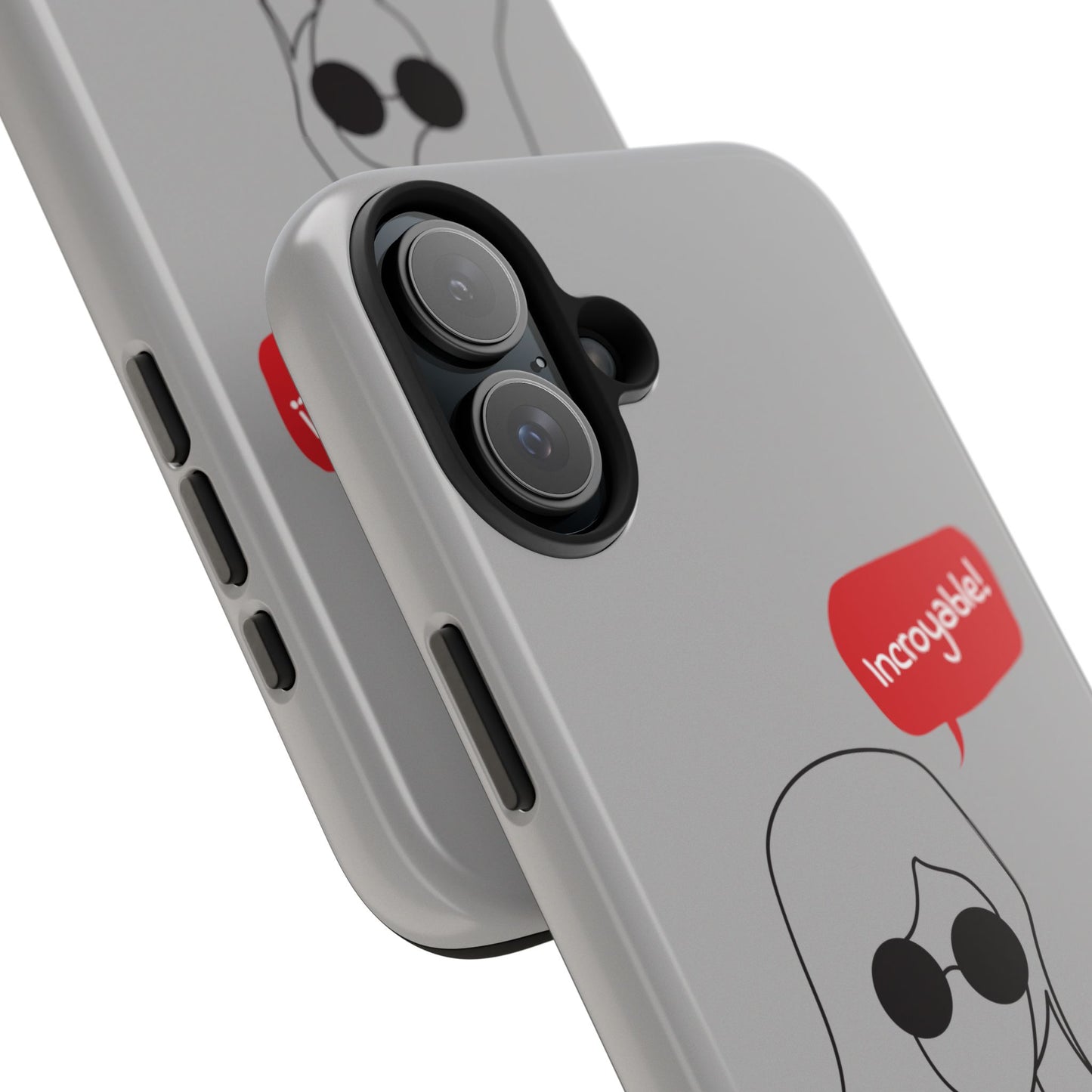 Trendy Tough Phone Case - 'Incroyable!' Design for Style and Protection