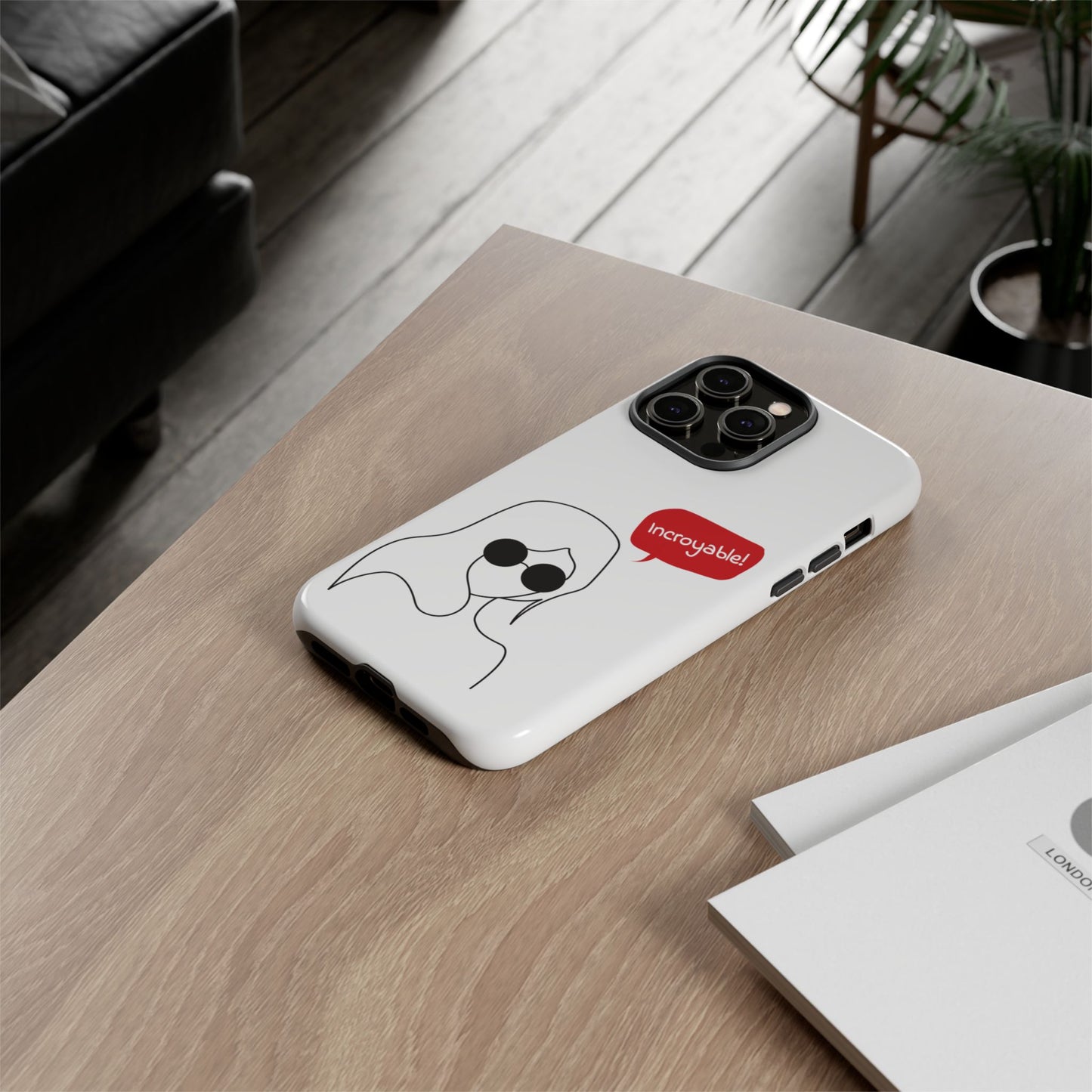 Stylish Phone Case - 'Incroyable!' Design for Trendsetters