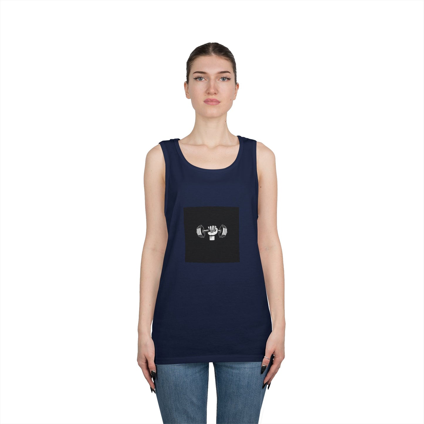 Motivational Fitness Tank Top - Unisex Heavy Cotton Gym Wear