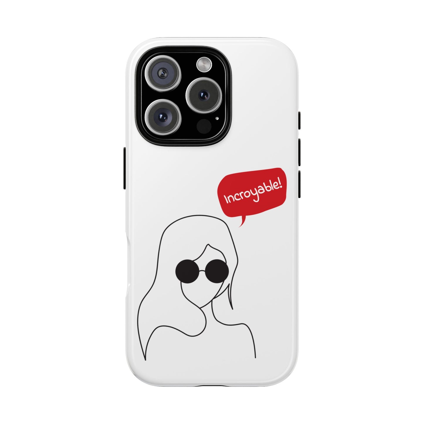 Stylish Phone Case - 'Incroyable!' Design for Trendsetters