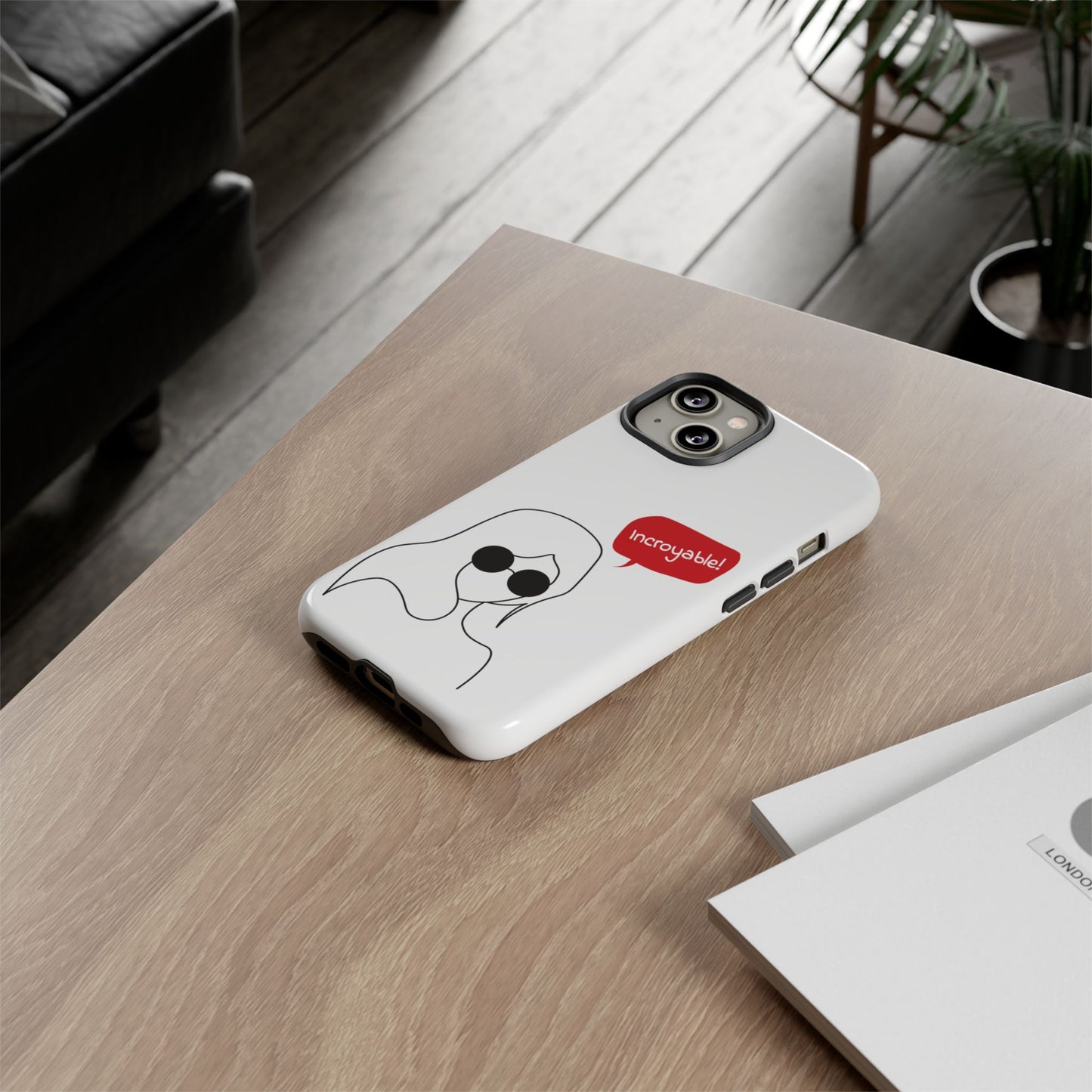 Stylish Phone Case - 'Incroyable!' Design for Trendsetters