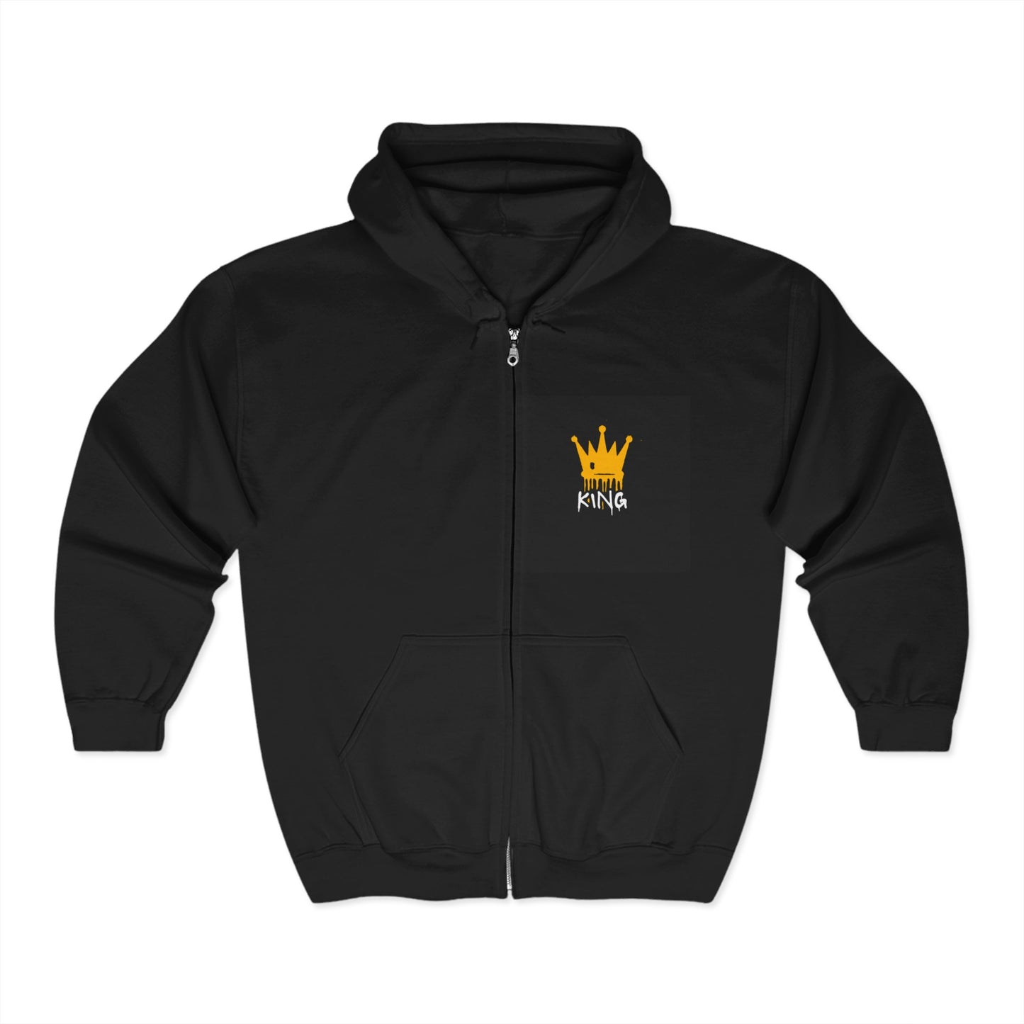 King Crown Full Zip Hoodie for Casual Comfort