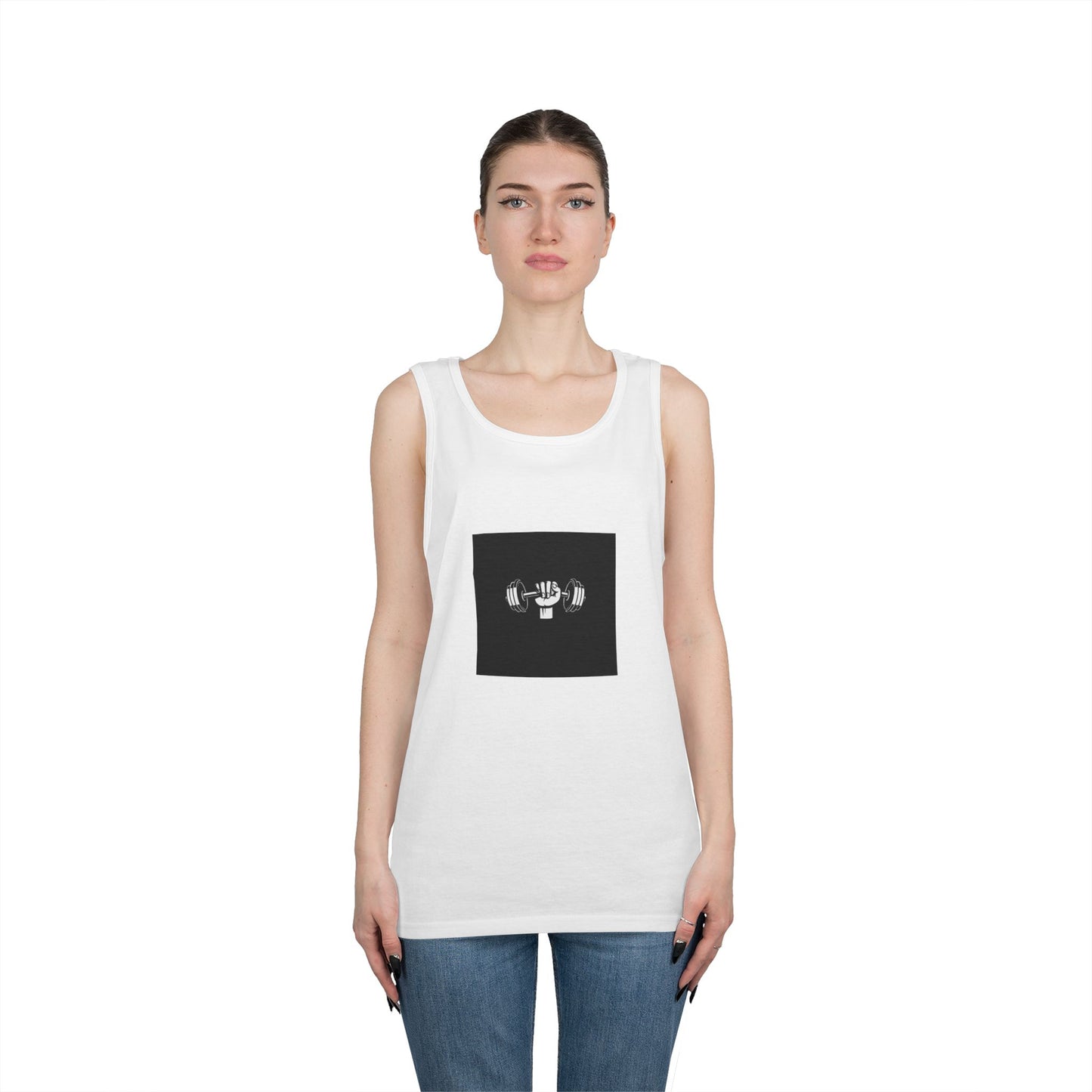 Motivational Fitness Tank Top - Unisex Heavy Cotton Gym Wear