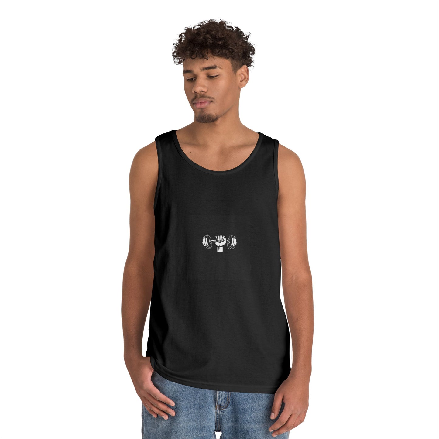 Motivational Fitness Tank Top - Unisex Heavy Cotton Gym Wear