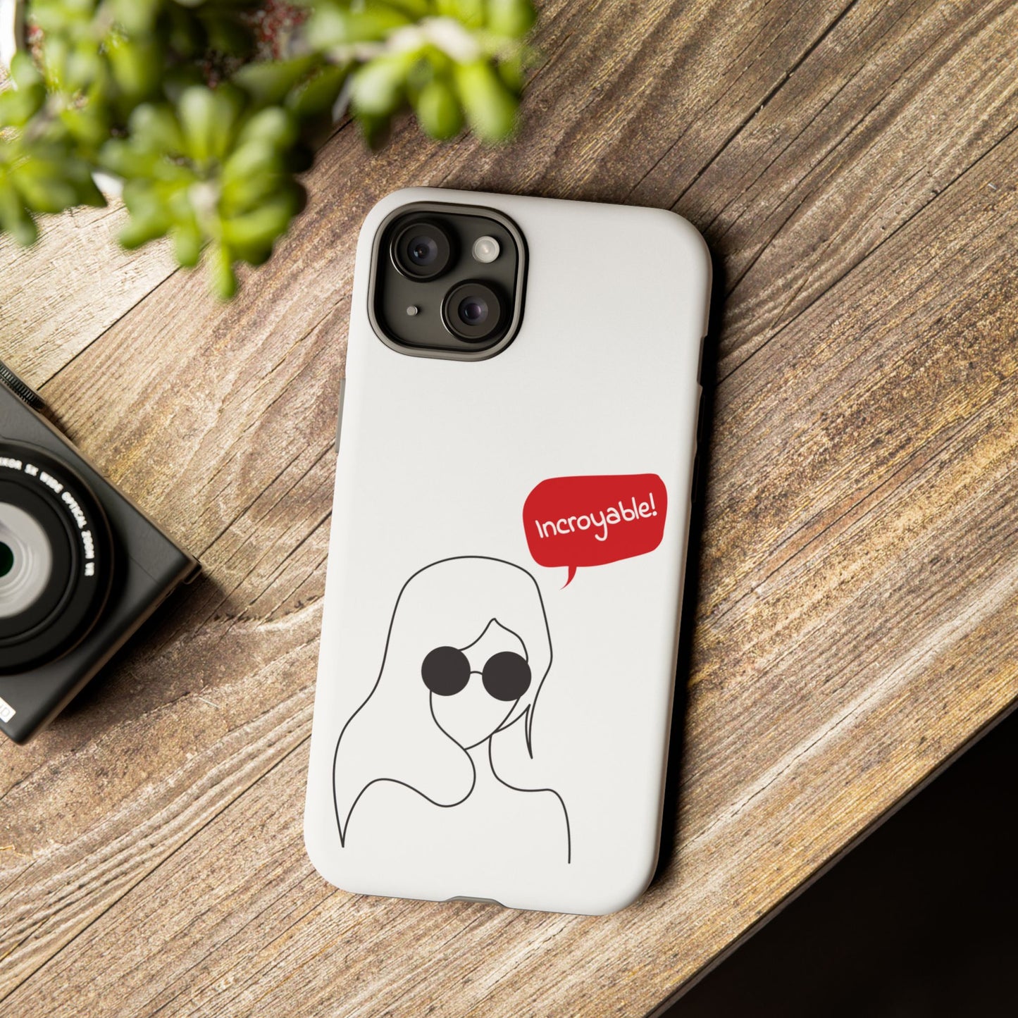 Stylish Phone Case - 'Incroyable!' Design for Trendsetters