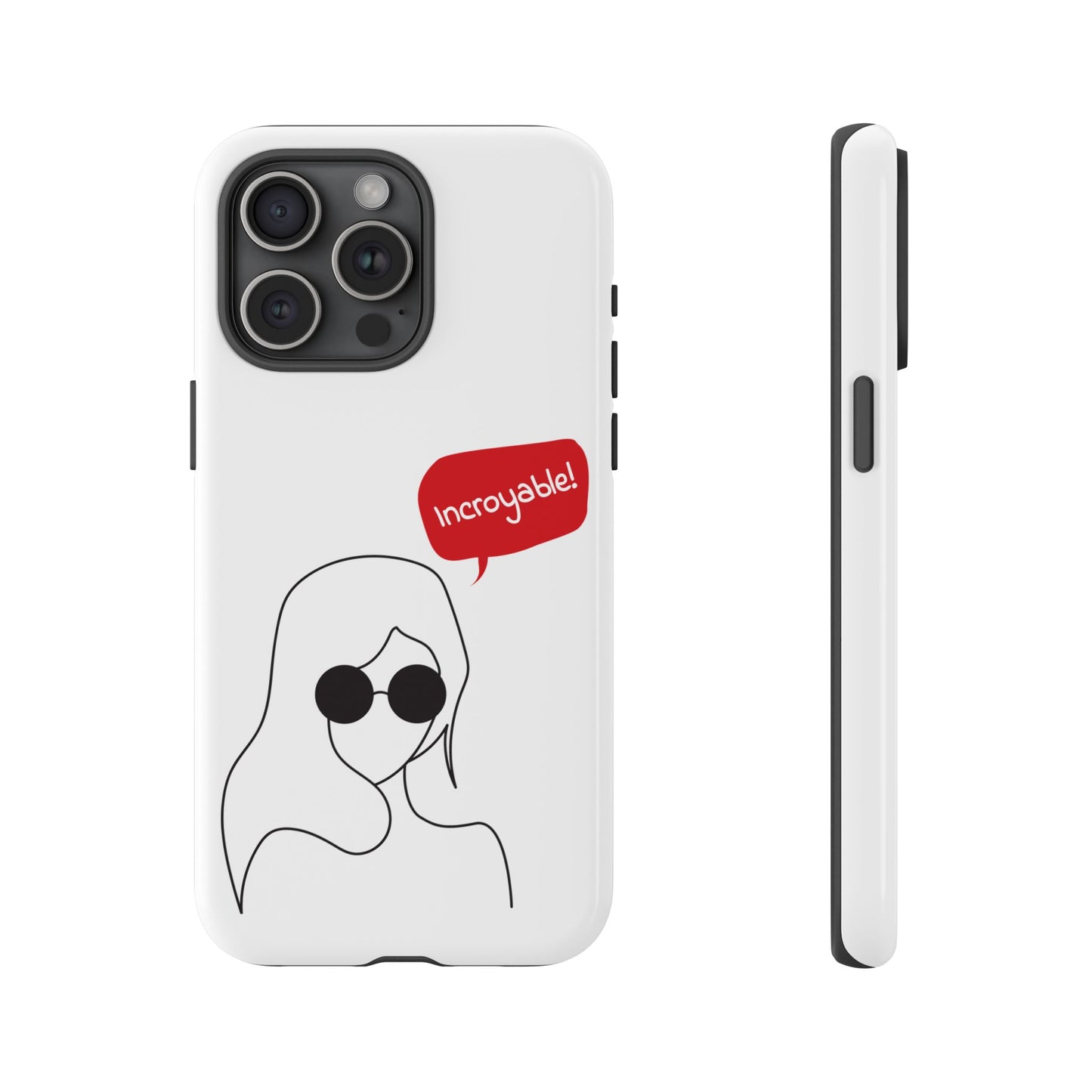 Stylish Phone Case - 'Incroyable!' Design for Trendsetters