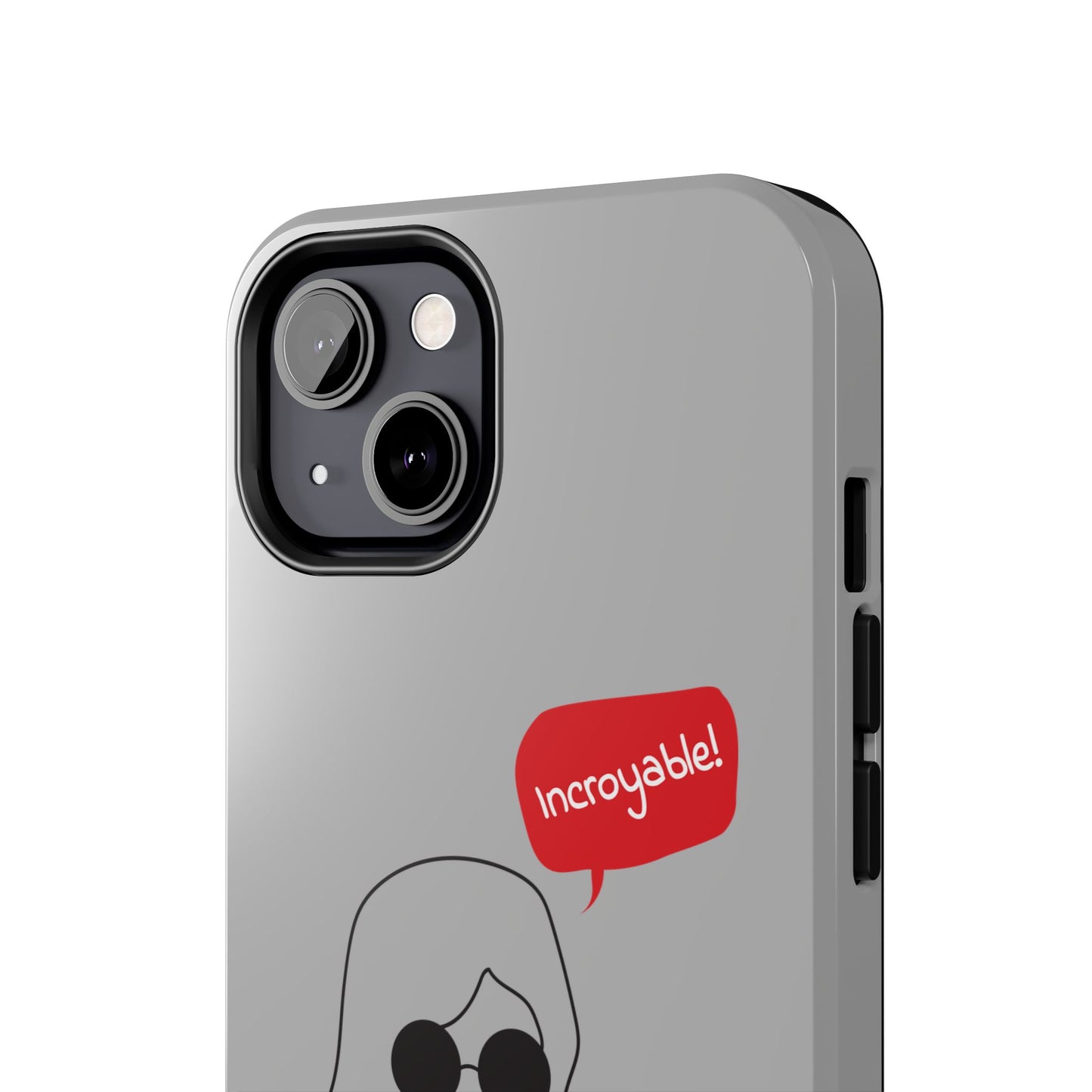 Trendy Tough Phone Case - 'Incroyable!' Design for Style and Protection