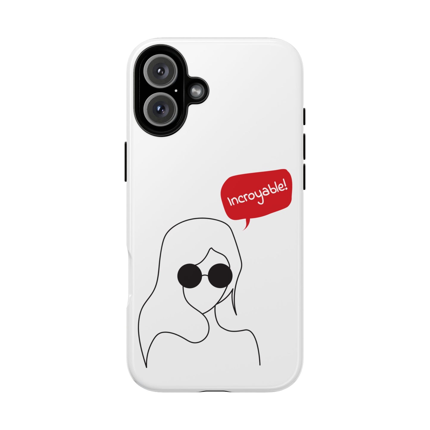 Stylish Phone Case - 'Incroyable!' Design for Trendsetters