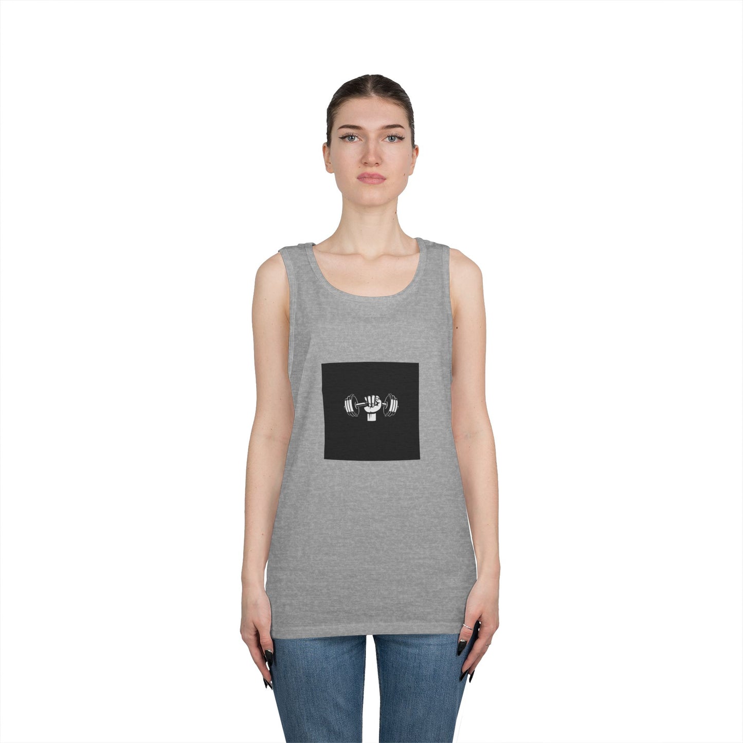 Motivational Fitness Tank Top - Unisex Heavy Cotton Gym Wear