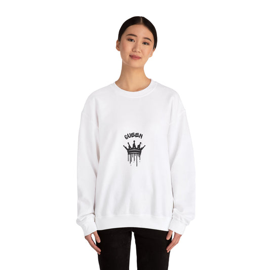 Queen Heavy Blend Crewneck Sweatshirt - Stylish and Comfortable Apparel