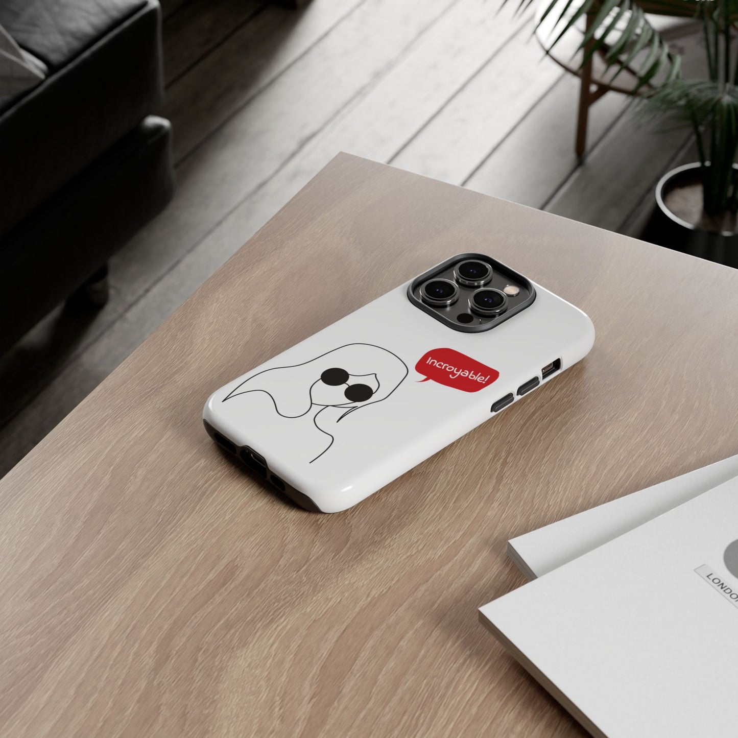 Stylish Phone Case - 'Incroyable!' Design for Trendsetters