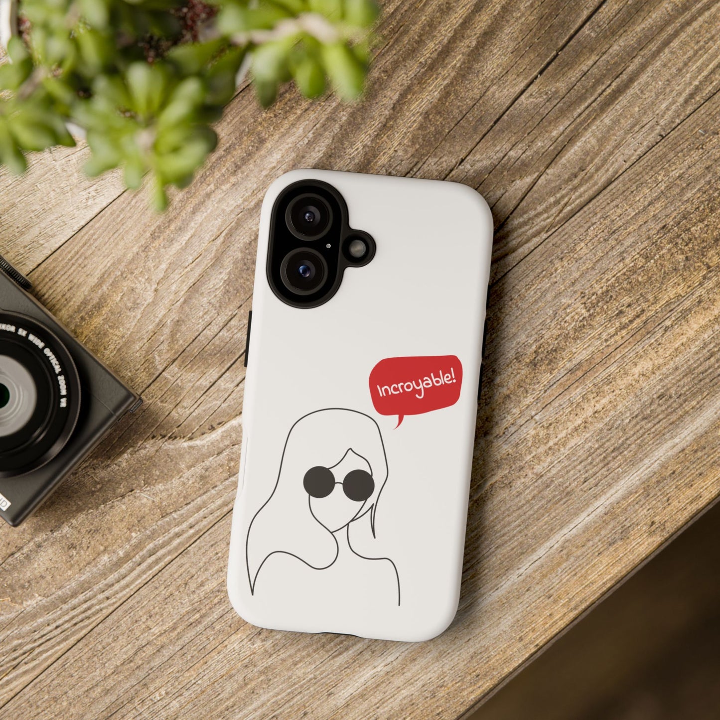 Stylish Phone Case - 'Incroyable!' Design for Trendsetters