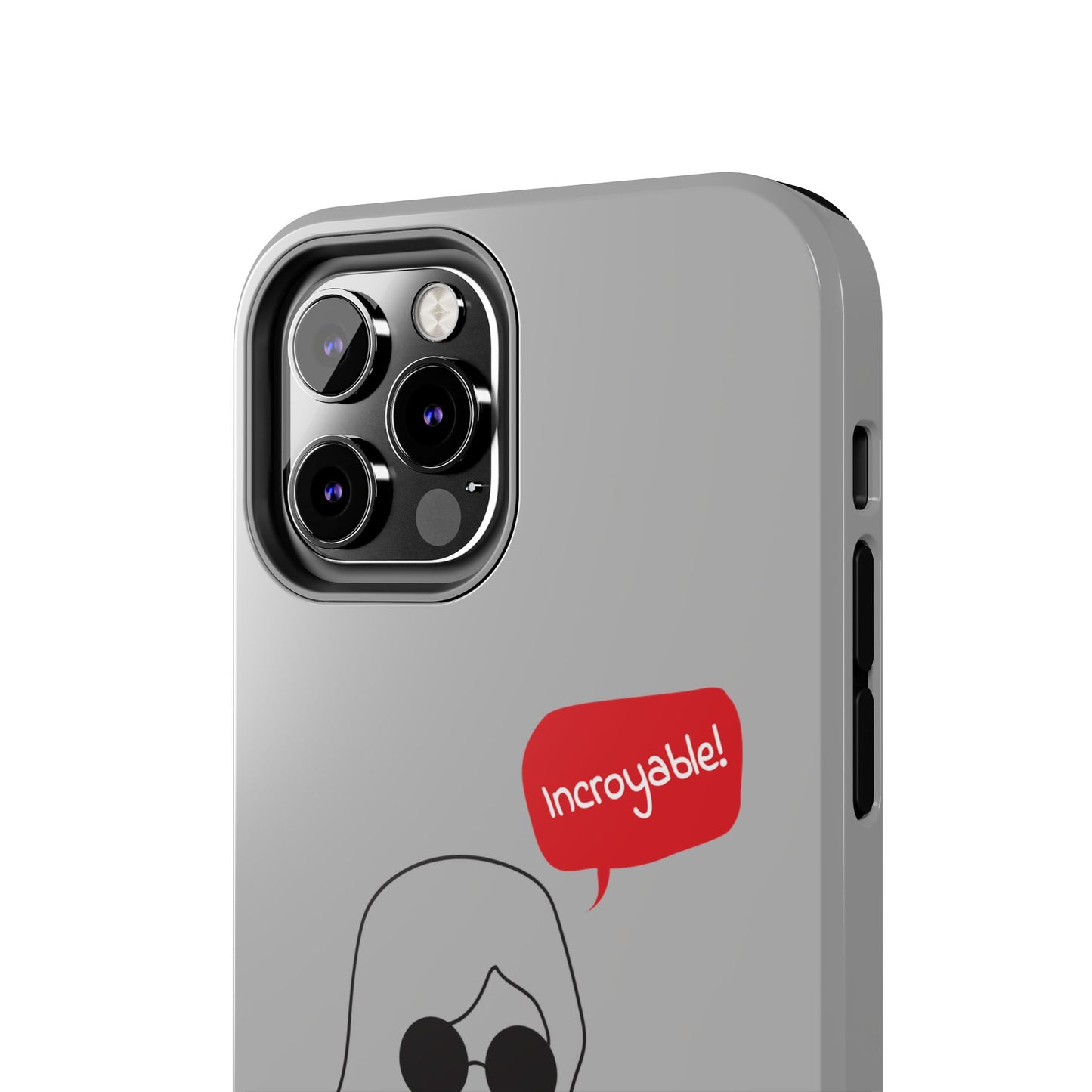 Trendy Tough Phone Case - 'Incroyable!' Design for Style and Protection
