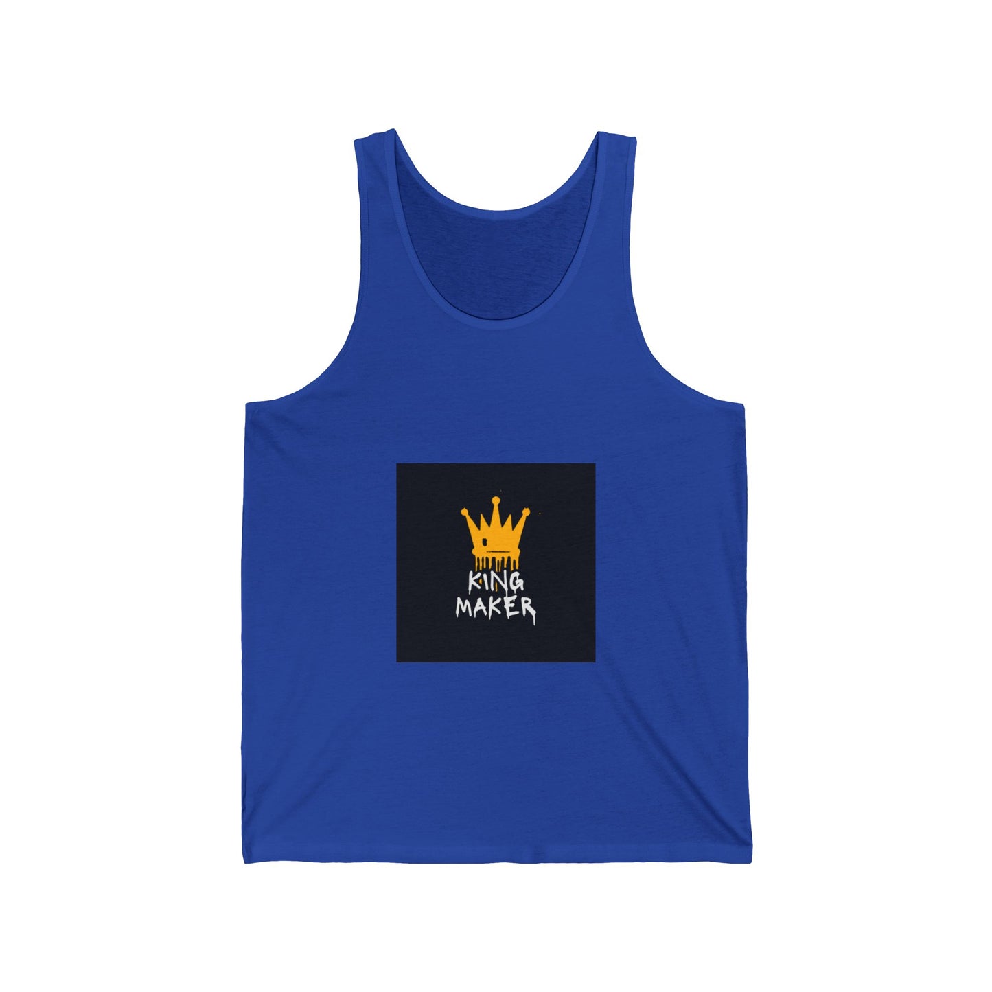 King Maker Unisex Jersey Tank - Bold Graphic Tee for Confident Styles