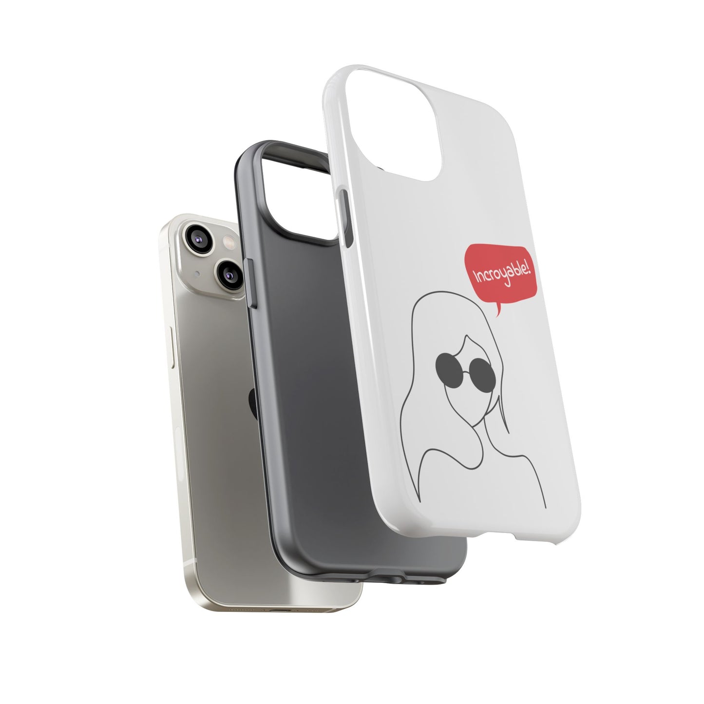 Stylish Phone Case - 'Incroyable!' Design for Trendsetters
