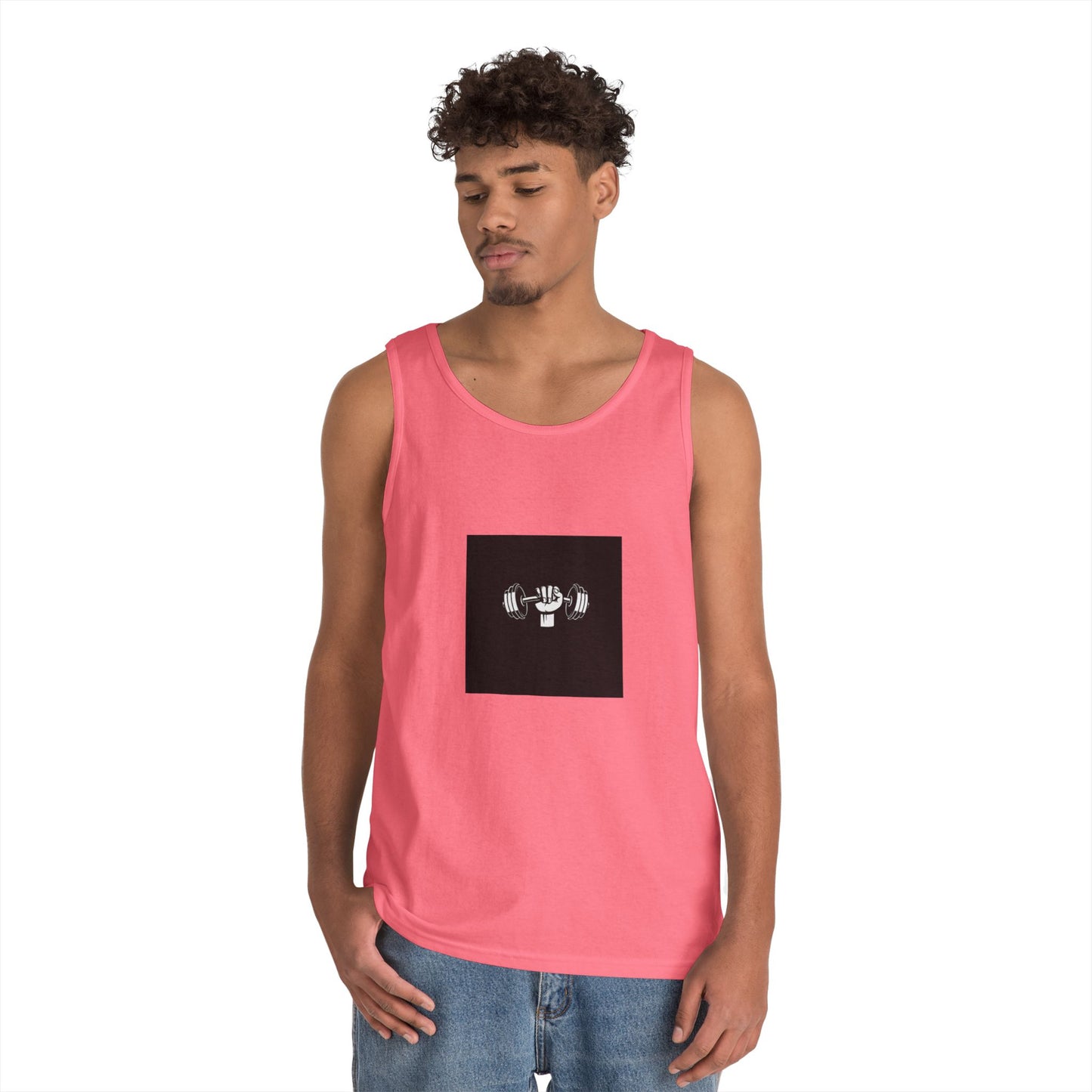 Motivational Fitness Tank Top - Unisex Heavy Cotton Gym Wear