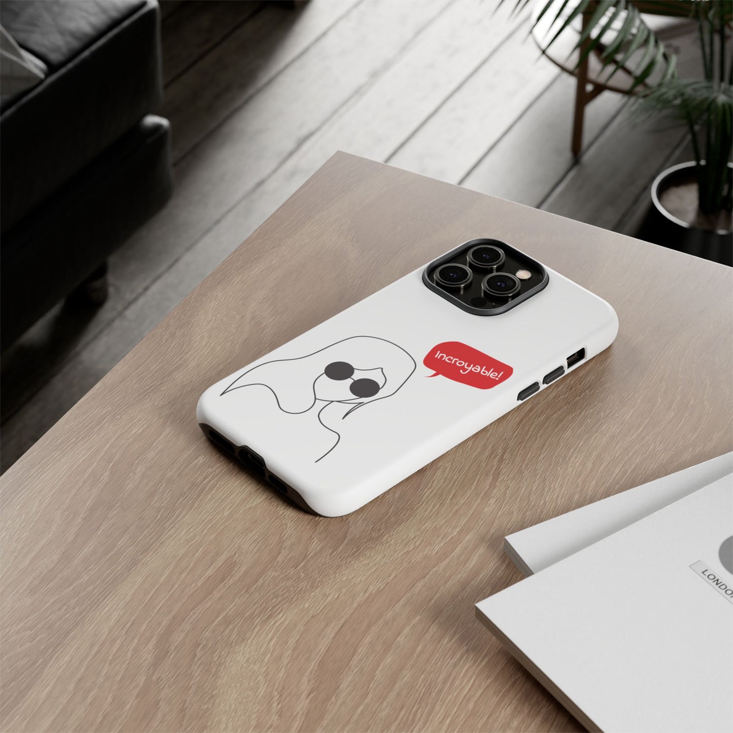 Stylish Phone Case - 'Incroyable!' Design for Trendsetters
