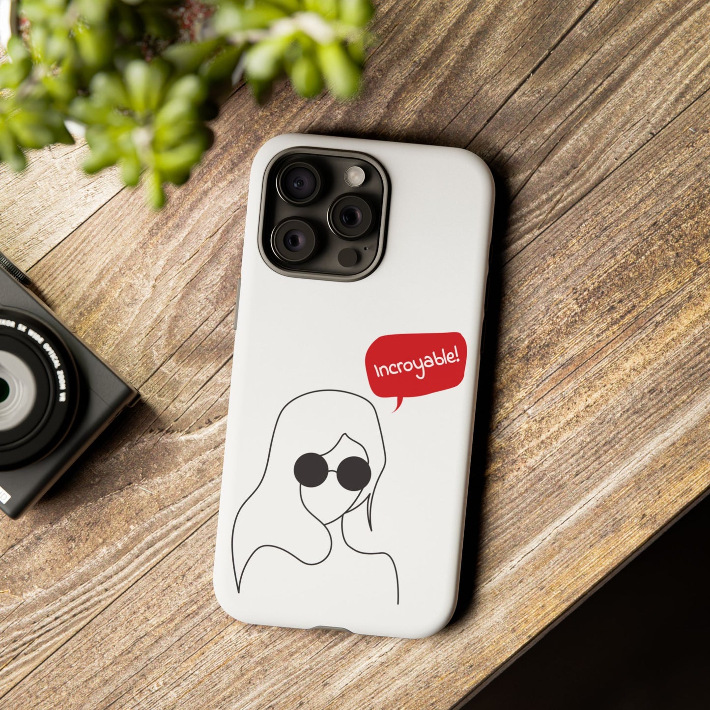 Stylish Phone Case - 'Incroyable!' Design for Trendsetters