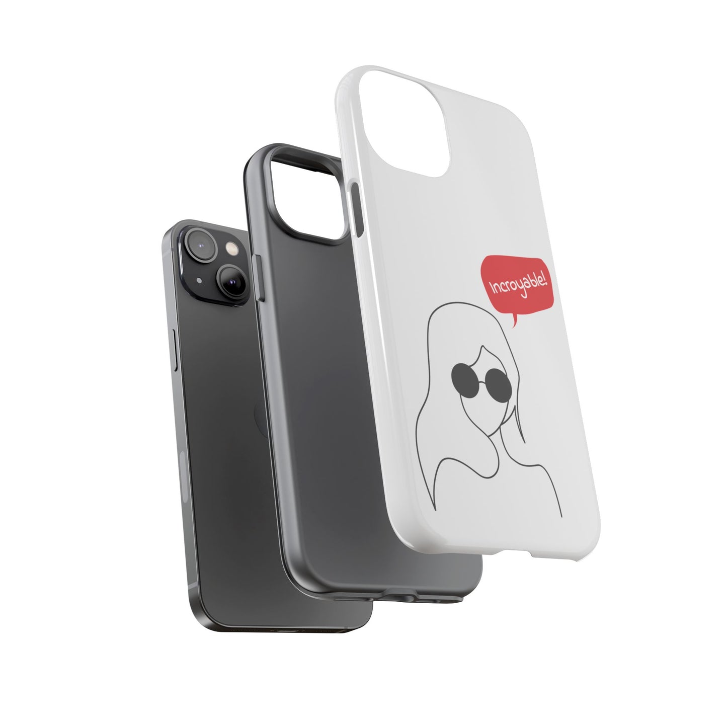 Stylish Phone Case - 'Incroyable!' Design for Trendsetters