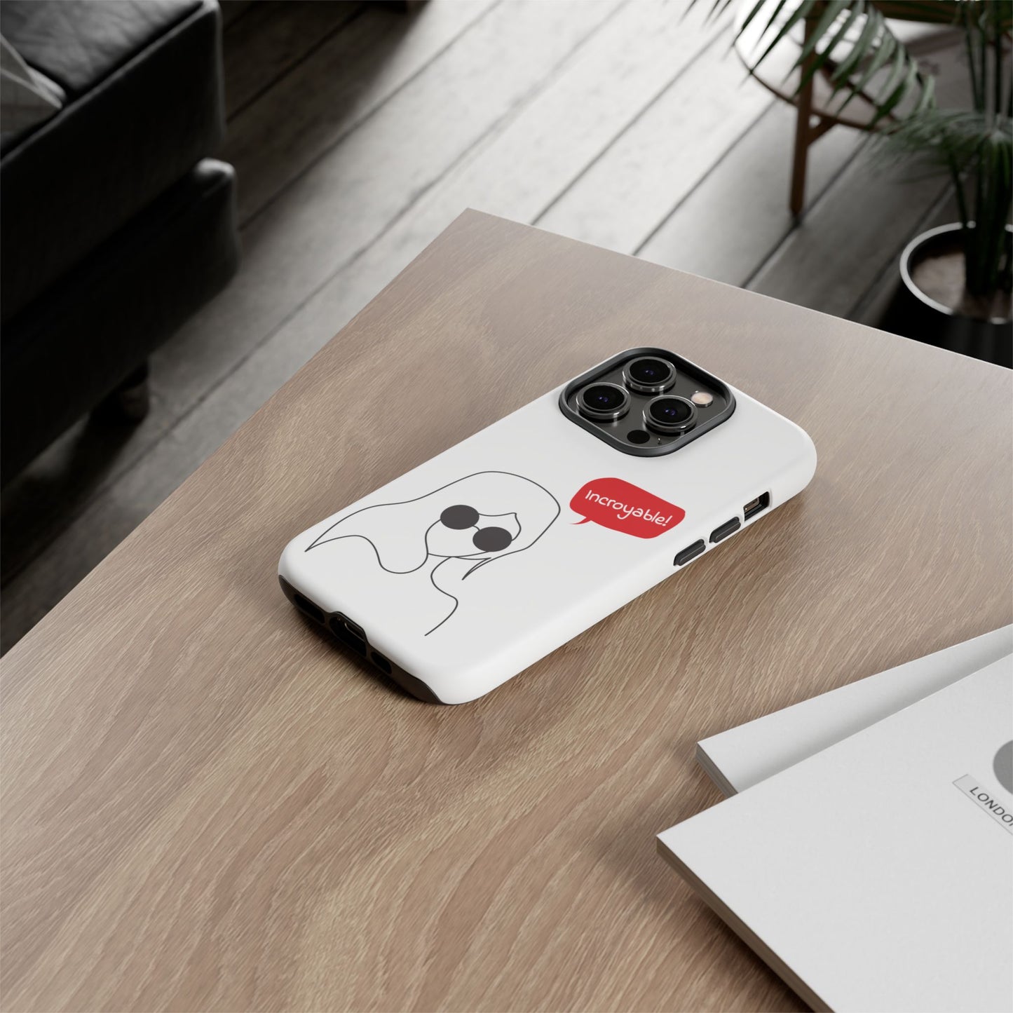 Stylish Phone Case - 'Incroyable!' Design for Trendsetters