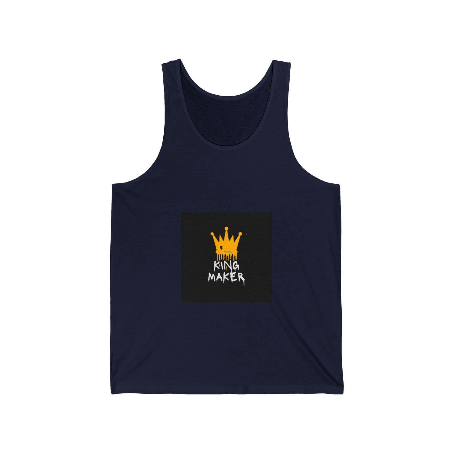 King Maker Unisex Jersey Tank - Bold Graphic Tee for Confident Styles