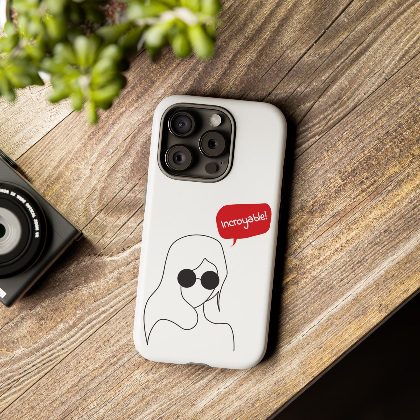 Stylish Phone Case - 'Incroyable!' Design for Trendsetters