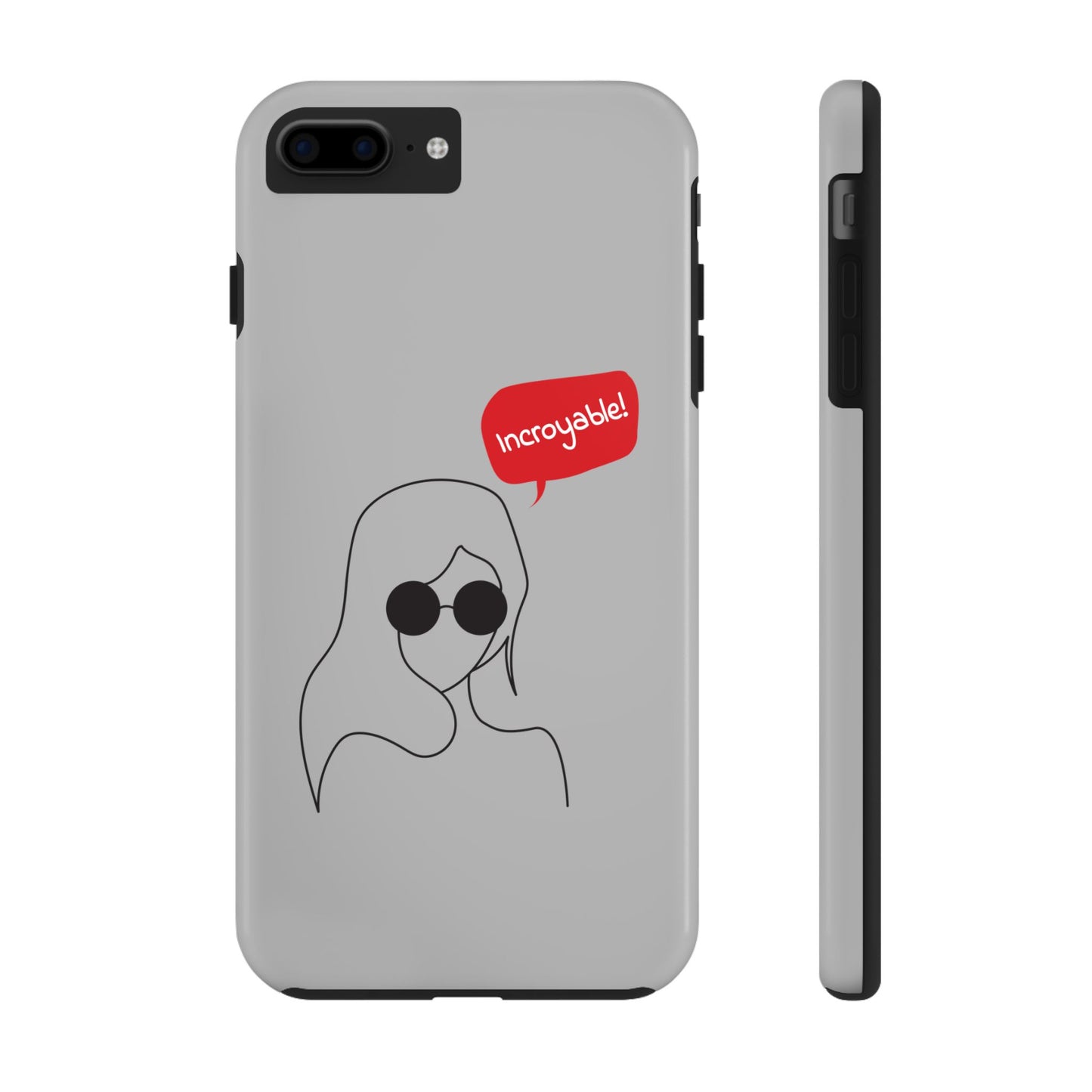 Trendy Tough Phone Case - 'Incroyable!' Design for Style and Protection
