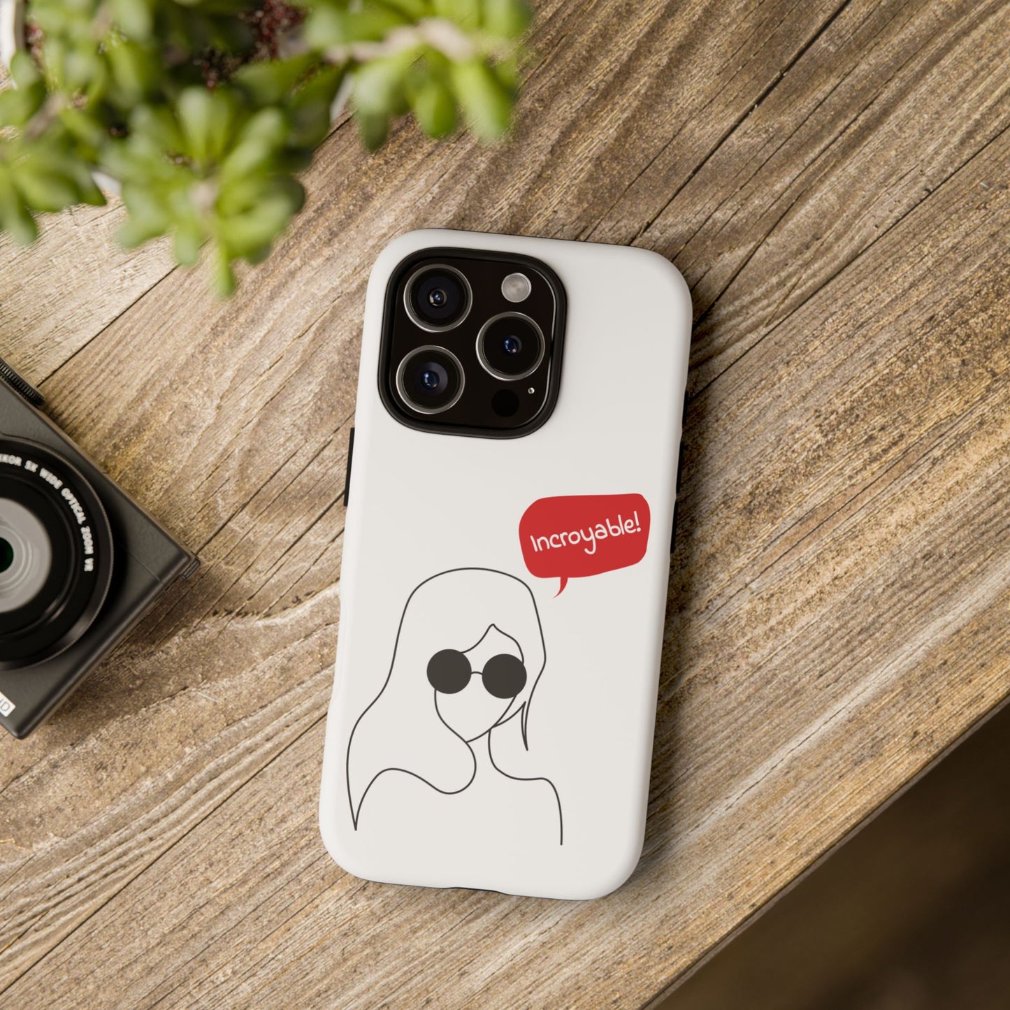 Stylish Phone Case - 'Incroyable!' Design for Trendsetters