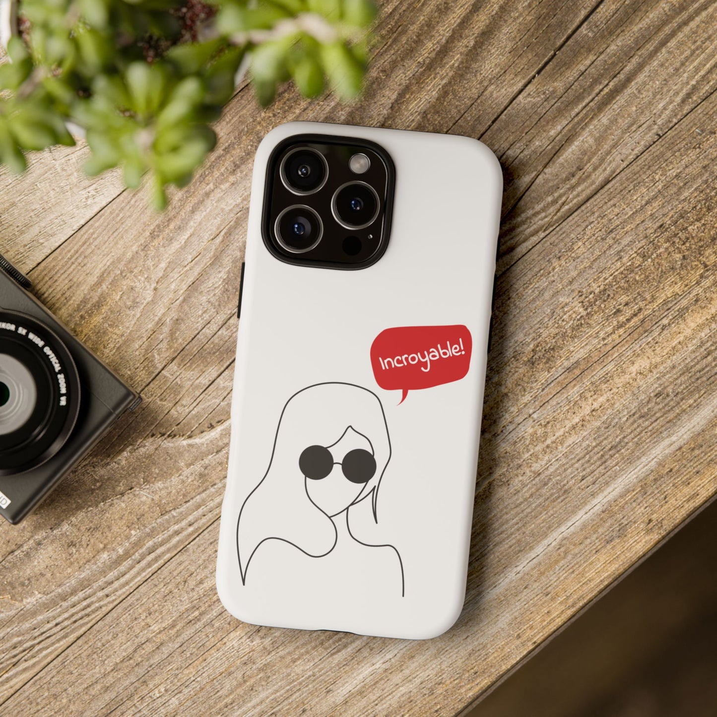 Stylish Phone Case - 'Incroyable!' Design for Trendsetters