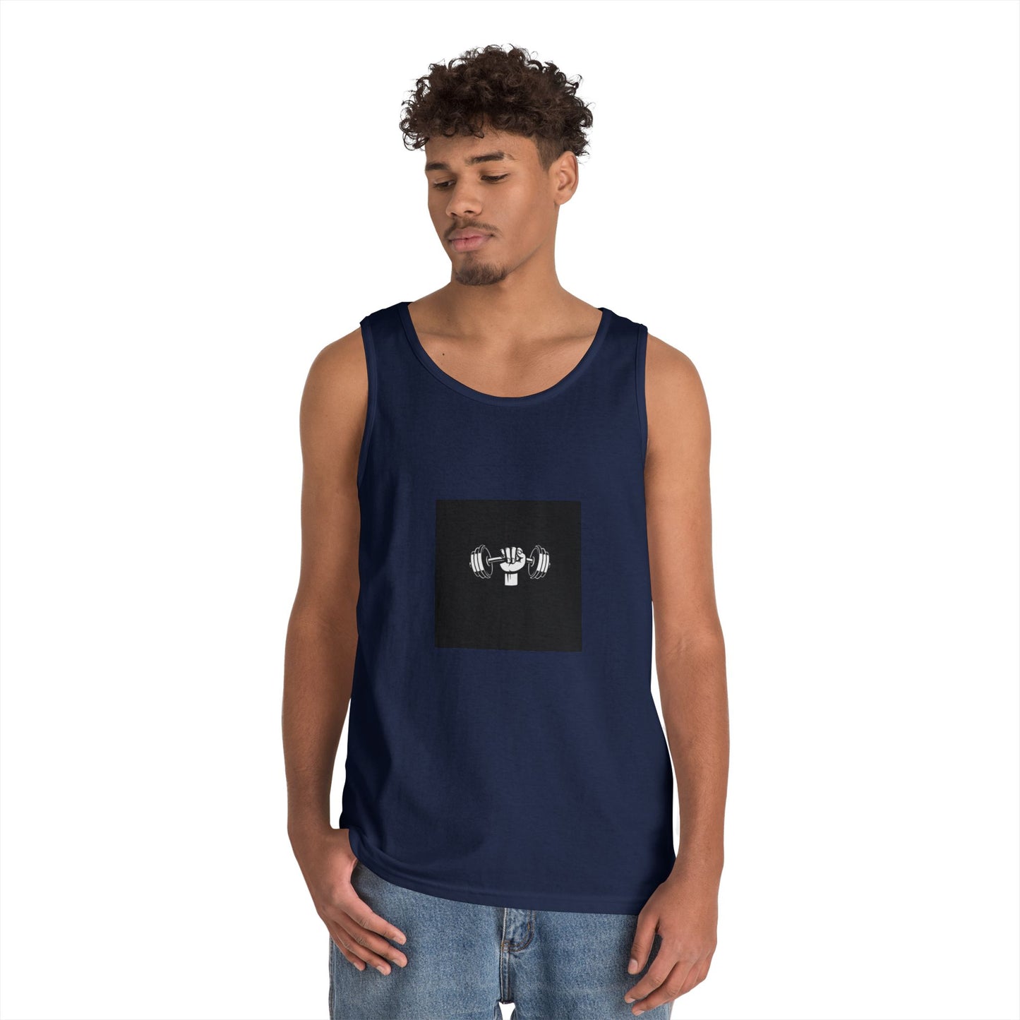 Motivational Fitness Tank Top - Unisex Heavy Cotton Gym Wear