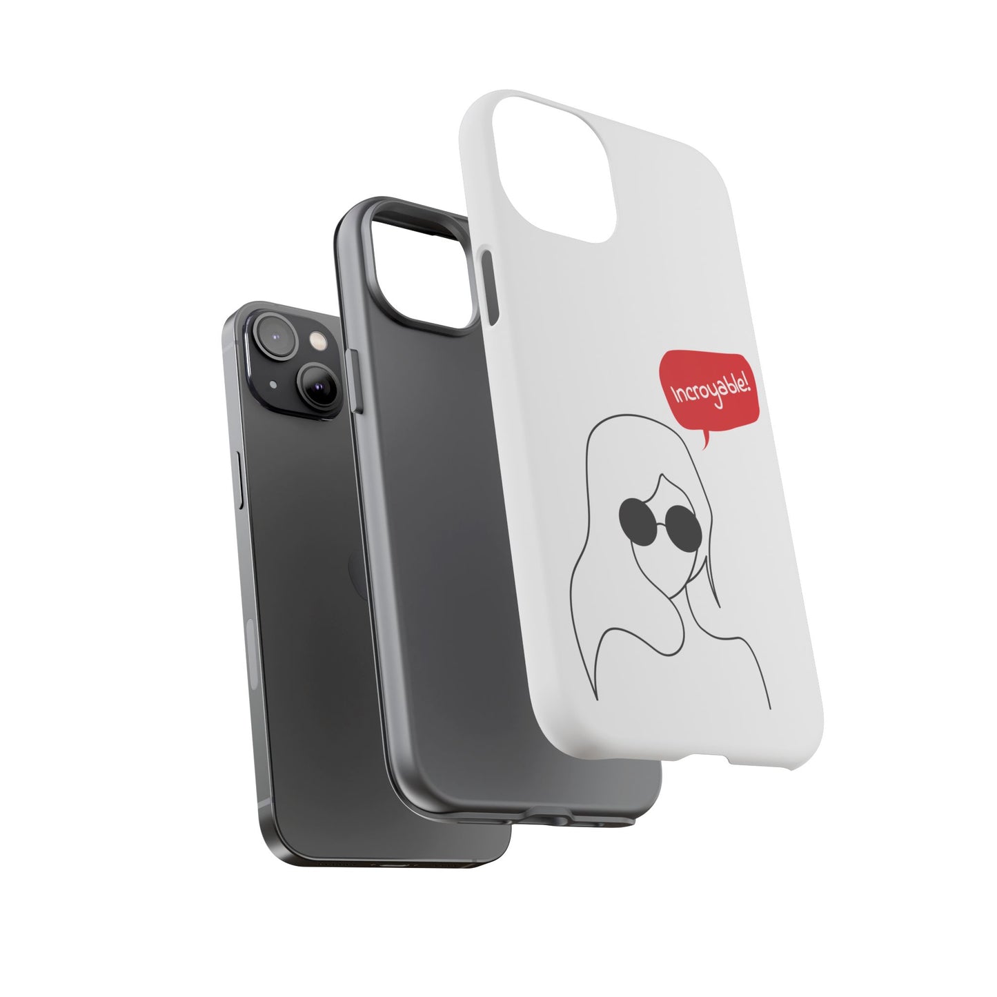 Stylish Phone Case - 'Incroyable!' Design for Trendsetters
