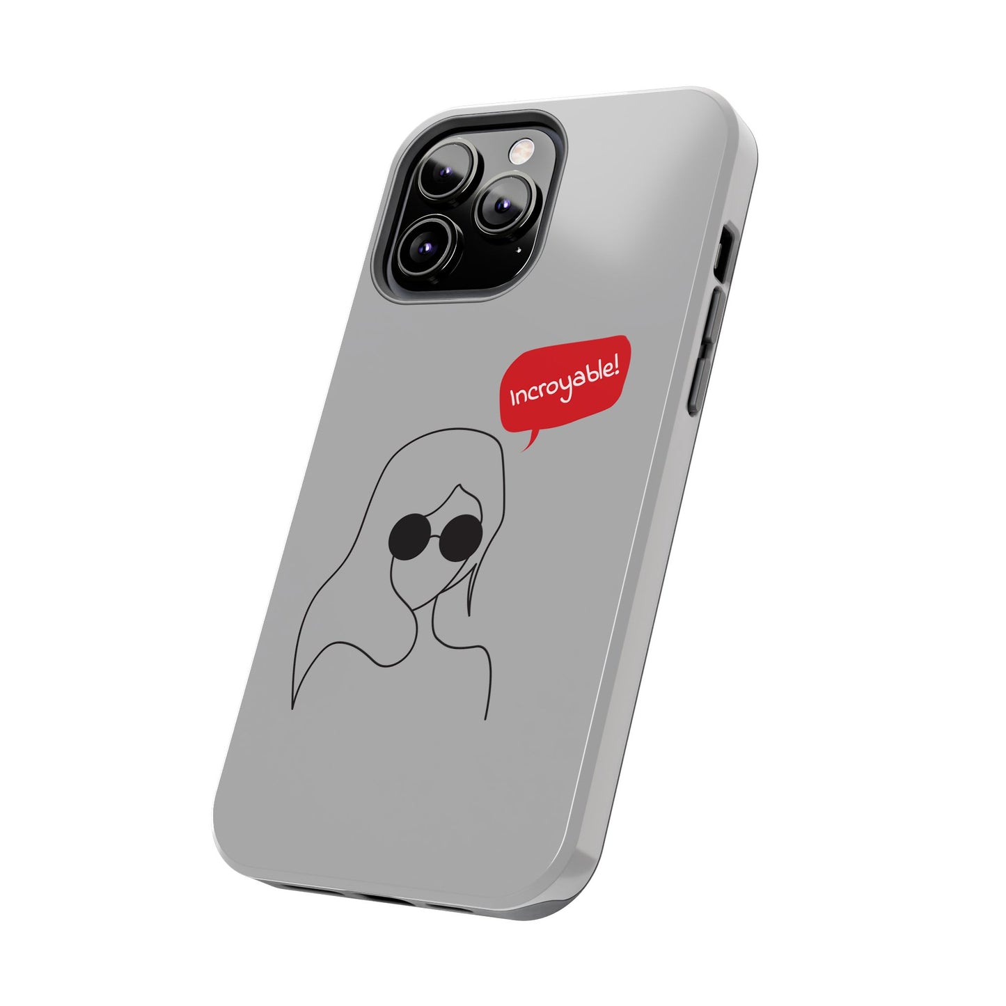 Trendy Tough Phone Case - 'Incroyable!' Design for Style and Protection