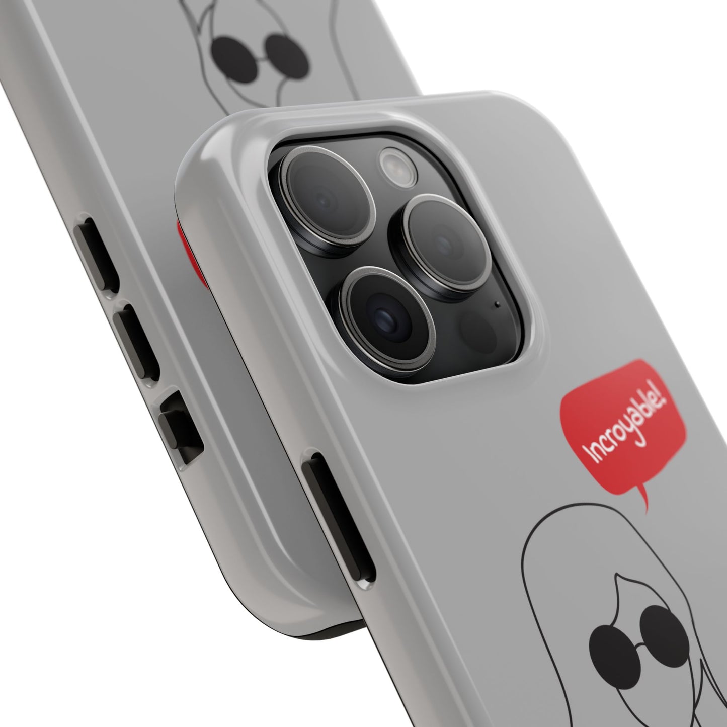Trendy Tough Phone Case - 'Incroyable!' Design for Style and Protection