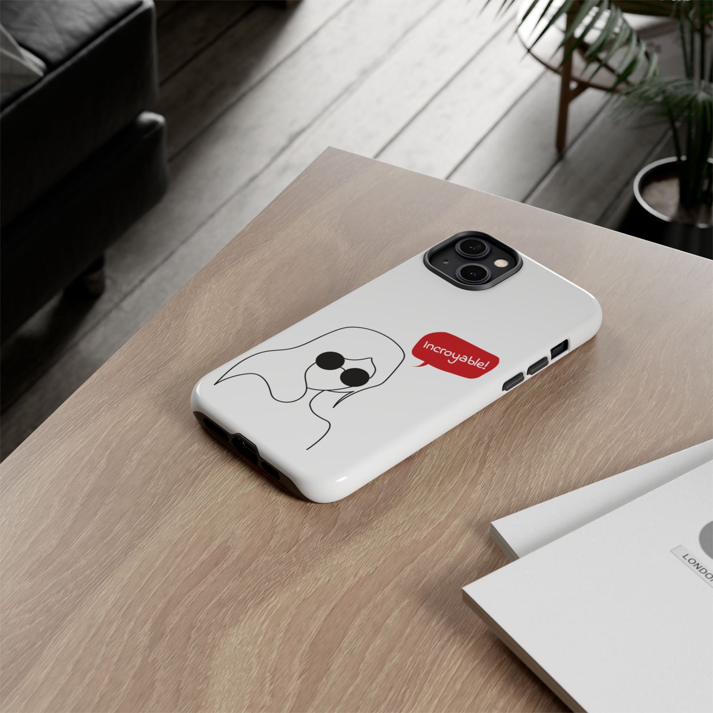 Stylish Phone Case - 'Incroyable!' Design for Trendsetters