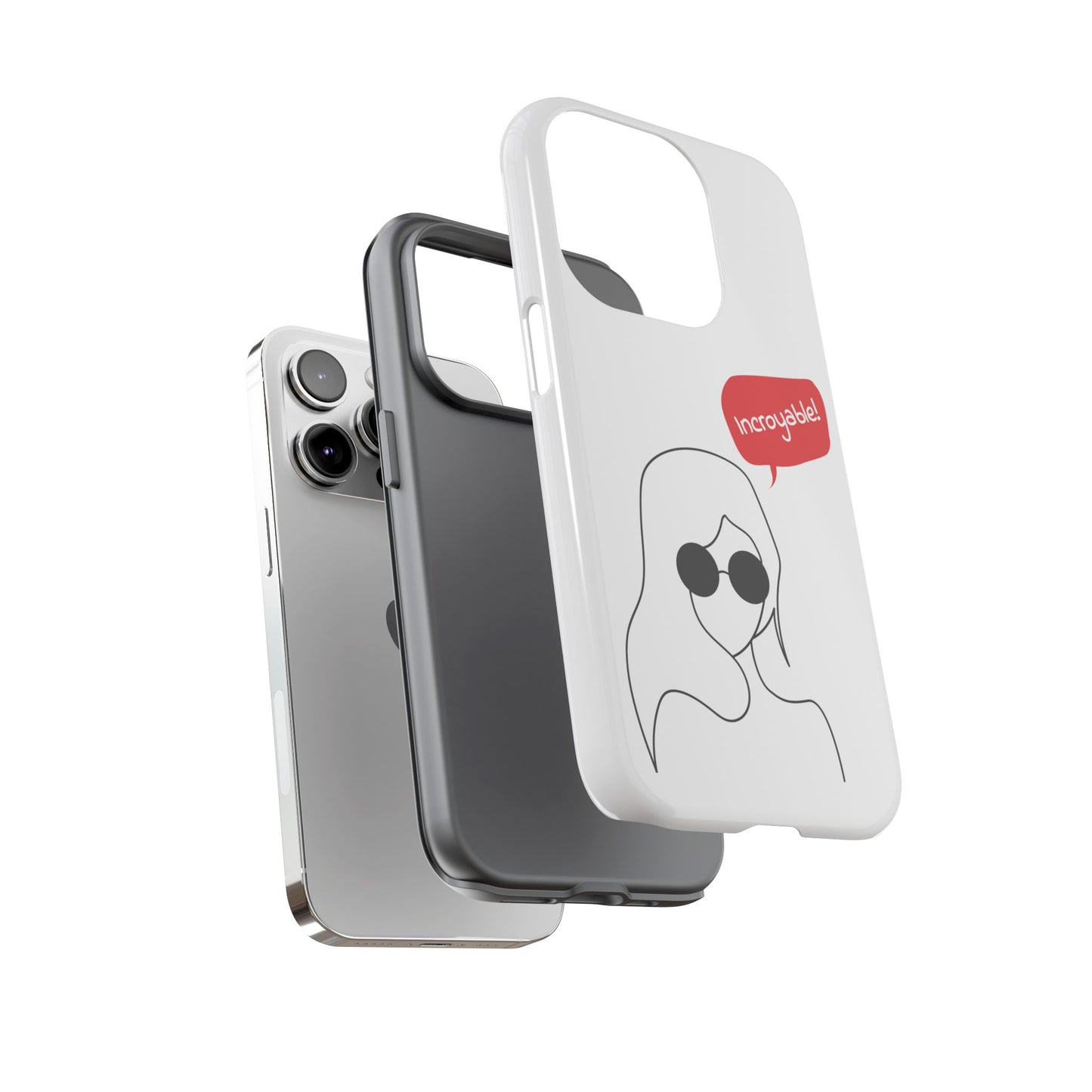 Stylish Phone Case - 'Incroyable!' Design for Trendsetters