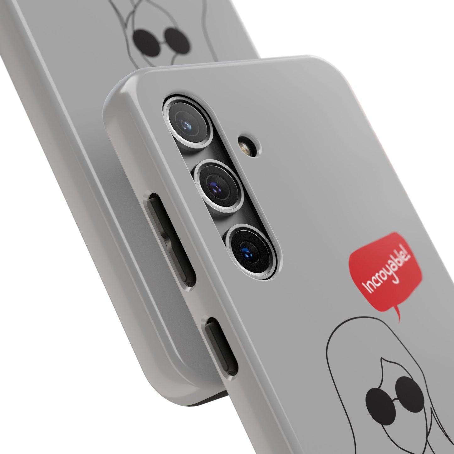 Trendy Tough Phone Case - 'Incroyable!' Design for Style and Protection