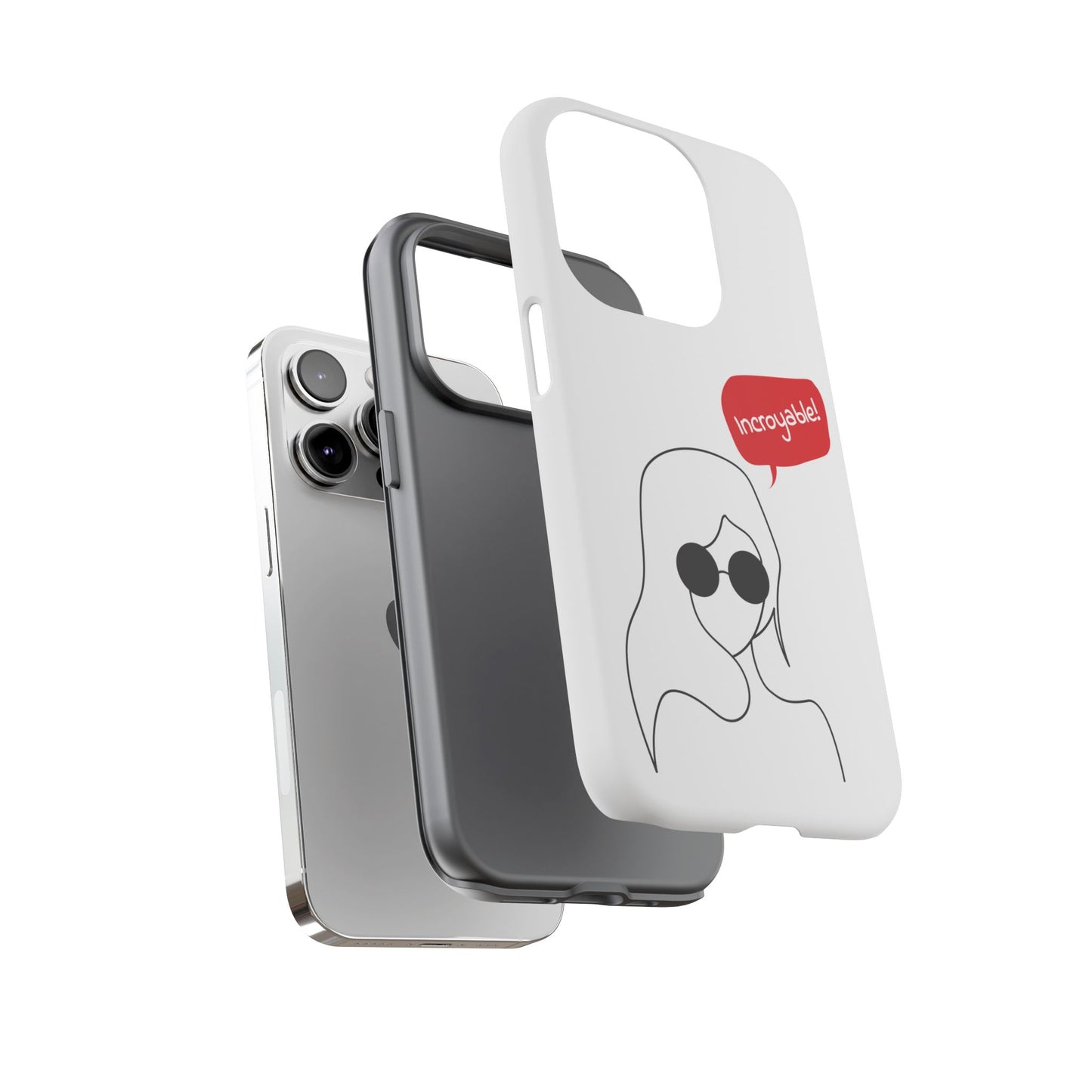 Stylish Phone Case - 'Incroyable!' Design for Trendsetters