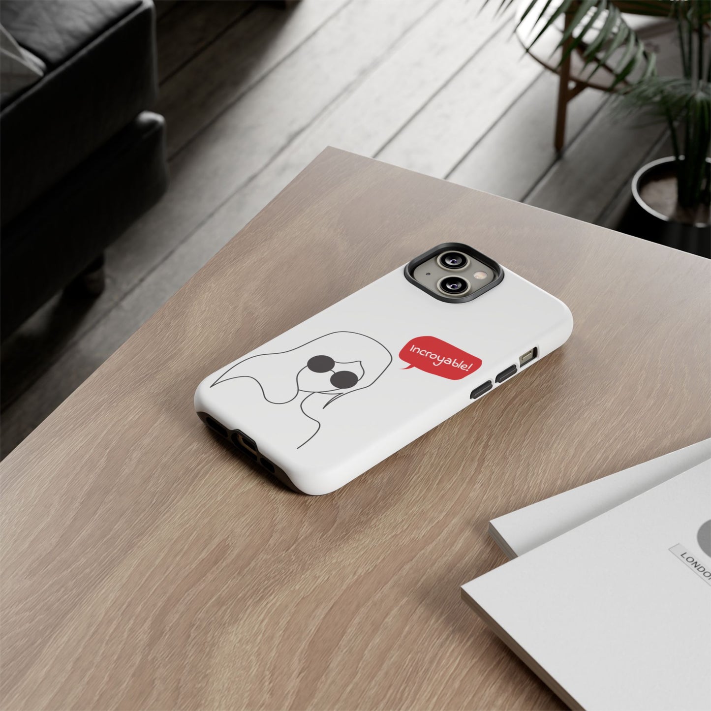 Stylish Phone Case - 'Incroyable!' Design for Trendsetters
